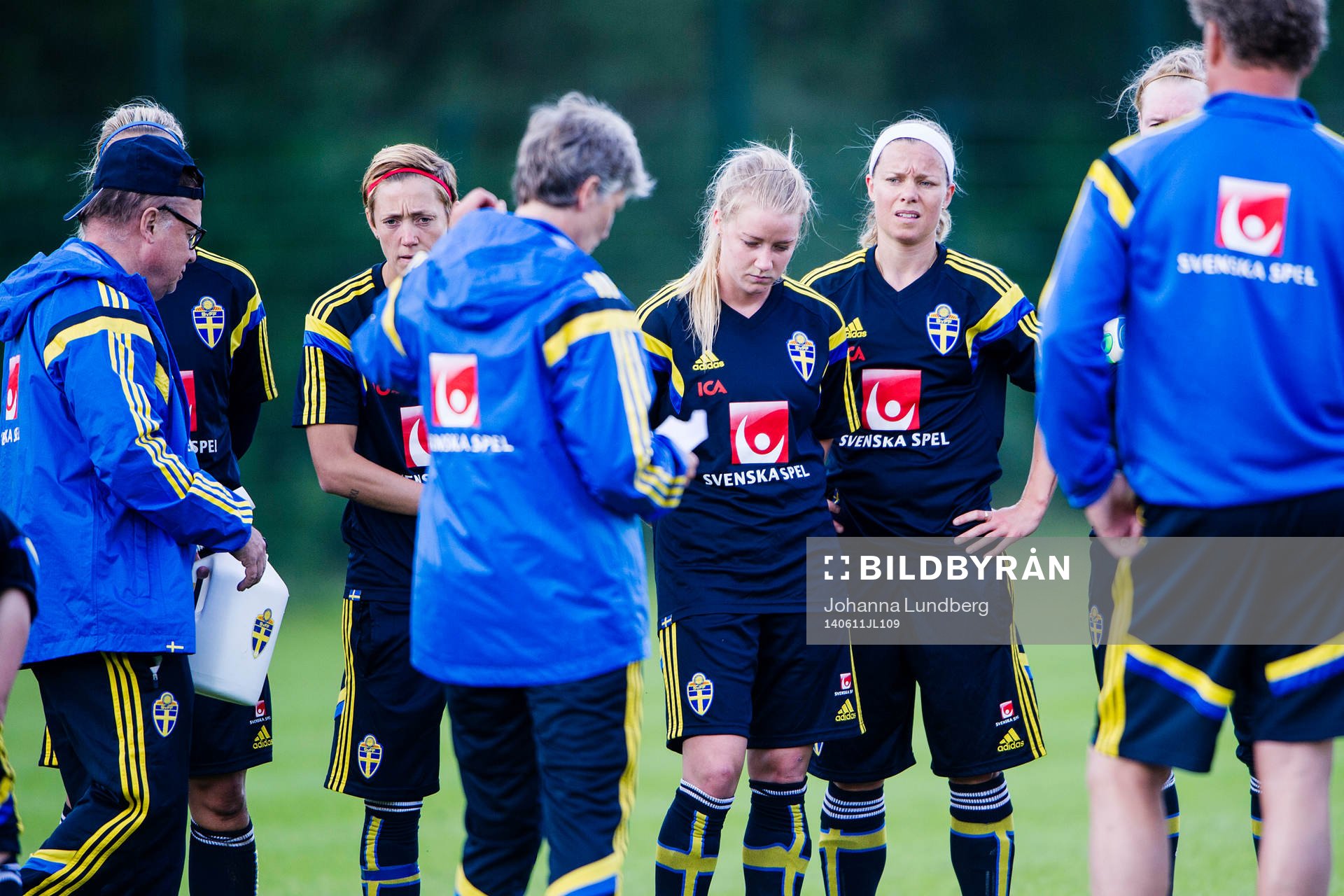 Sveriges Therese Sjögran, Jenny Hjohlman och Sara Thunebro