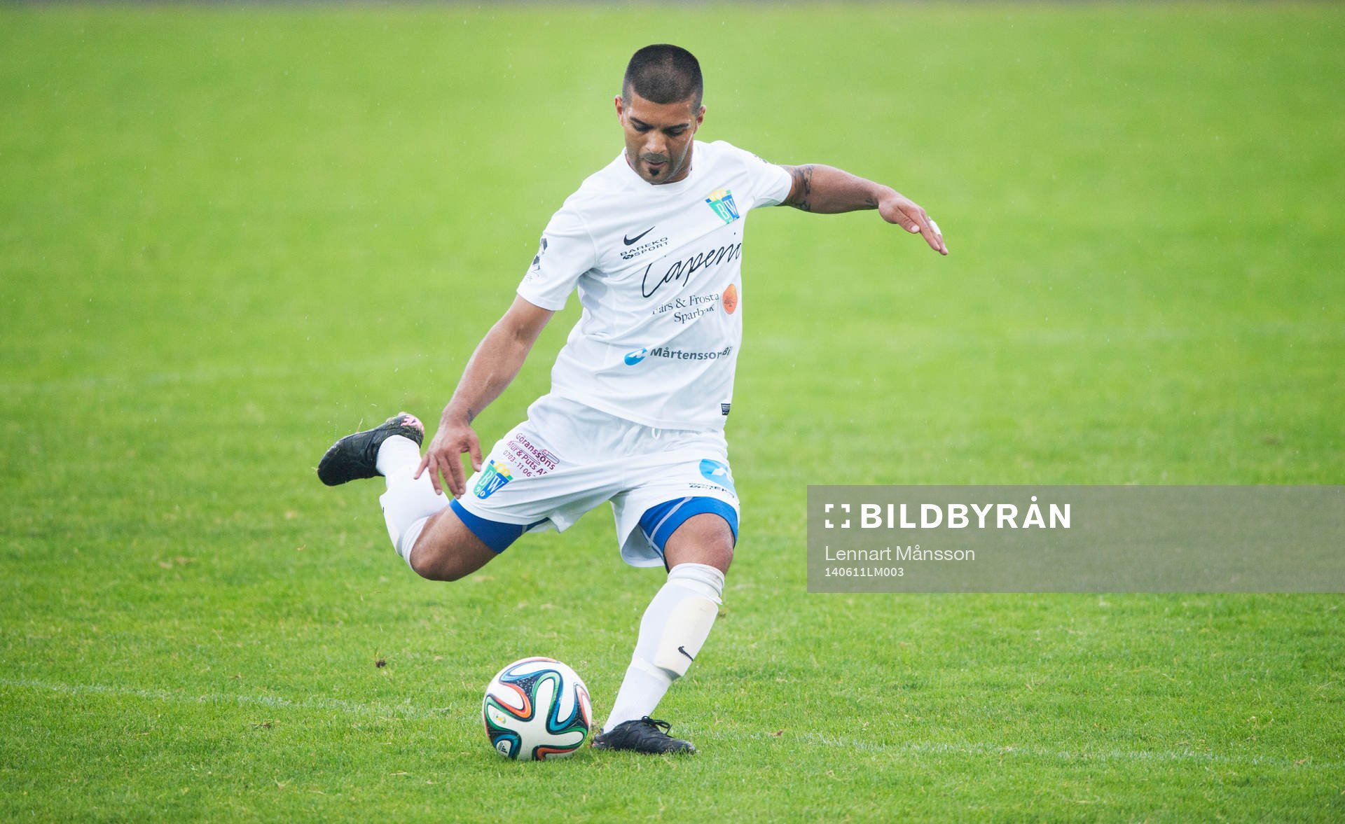 Bovar Karim, BW90, i matchen i DM mellan IFK Hässleholm