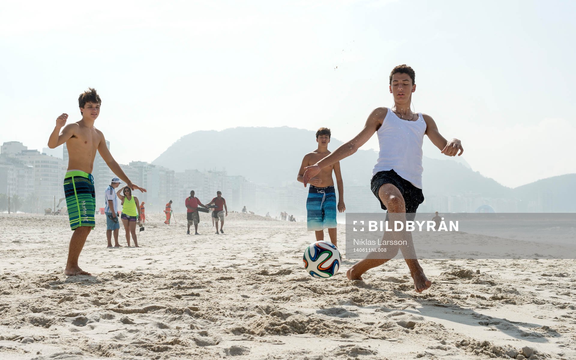 Miljöbilder på Copacabana