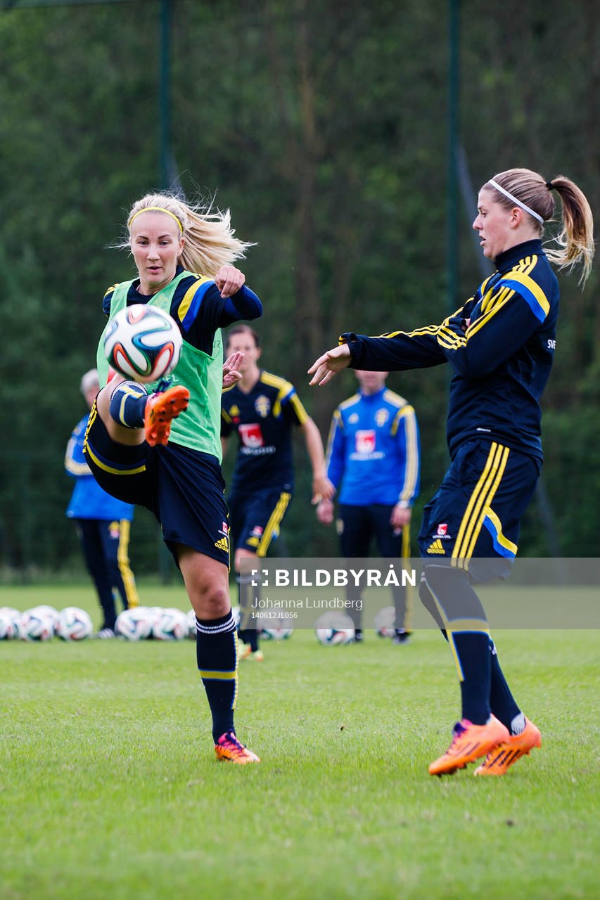 Sveriges Emma Lund och Olivia Schough