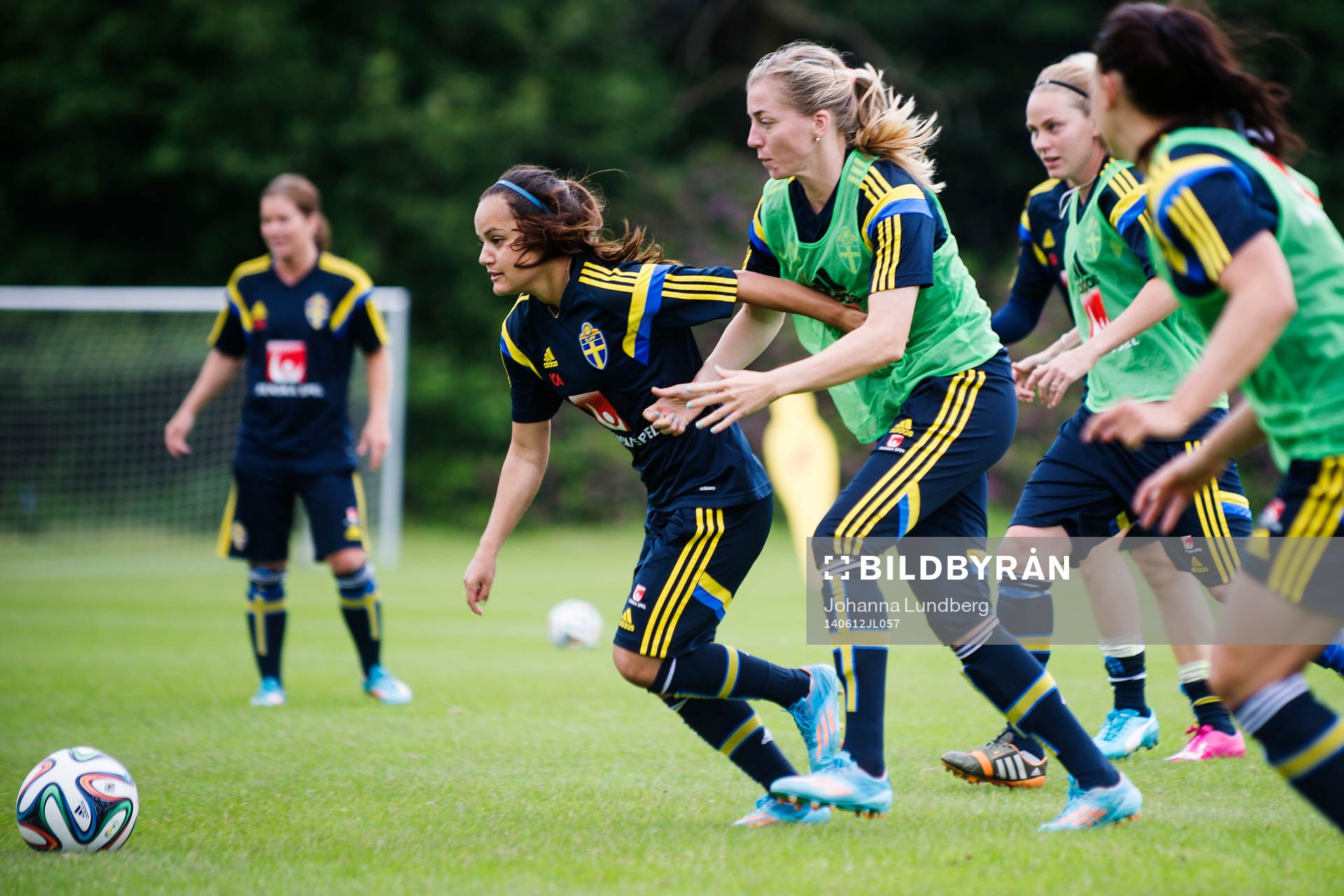 Sveriges Malin Diaz och Linda Sembrant