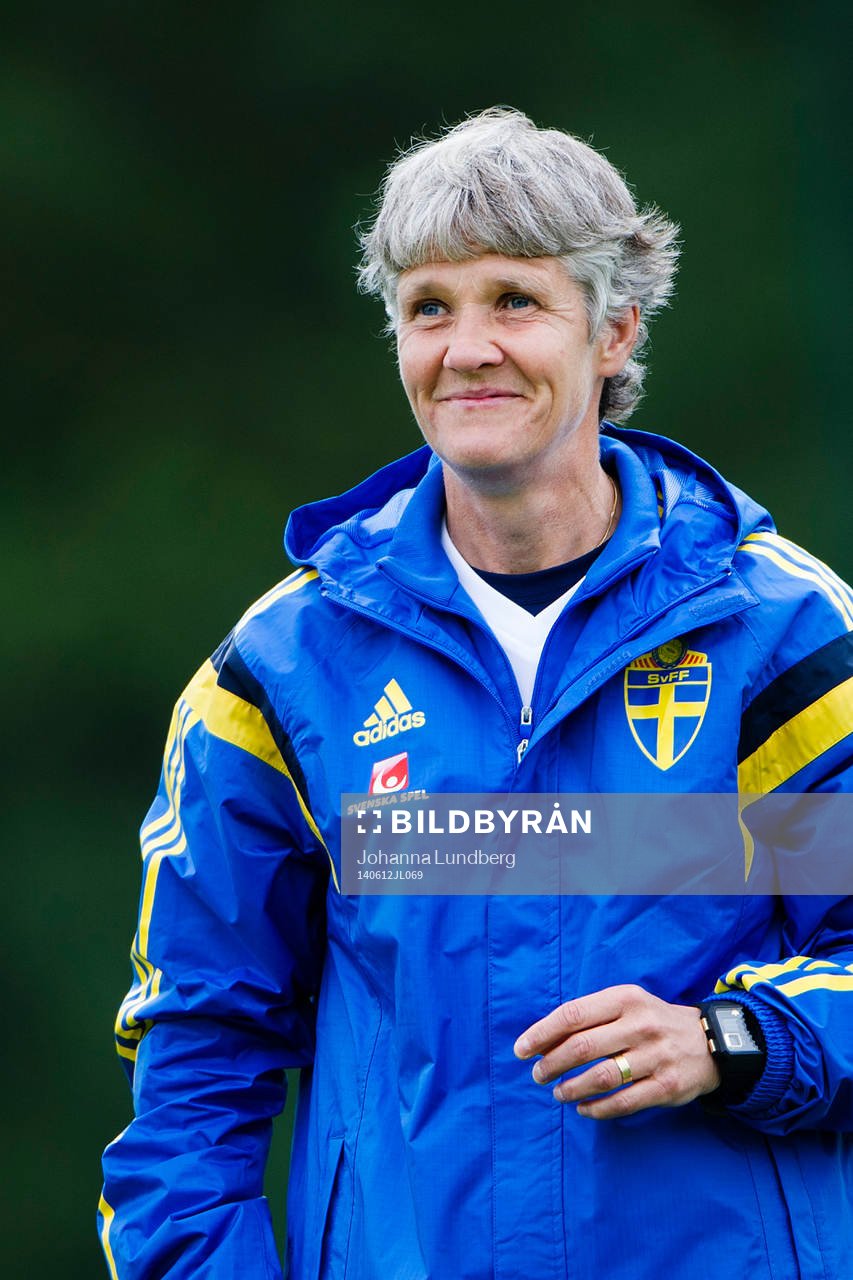 Sveriges förbundskapten Pia Sundhage