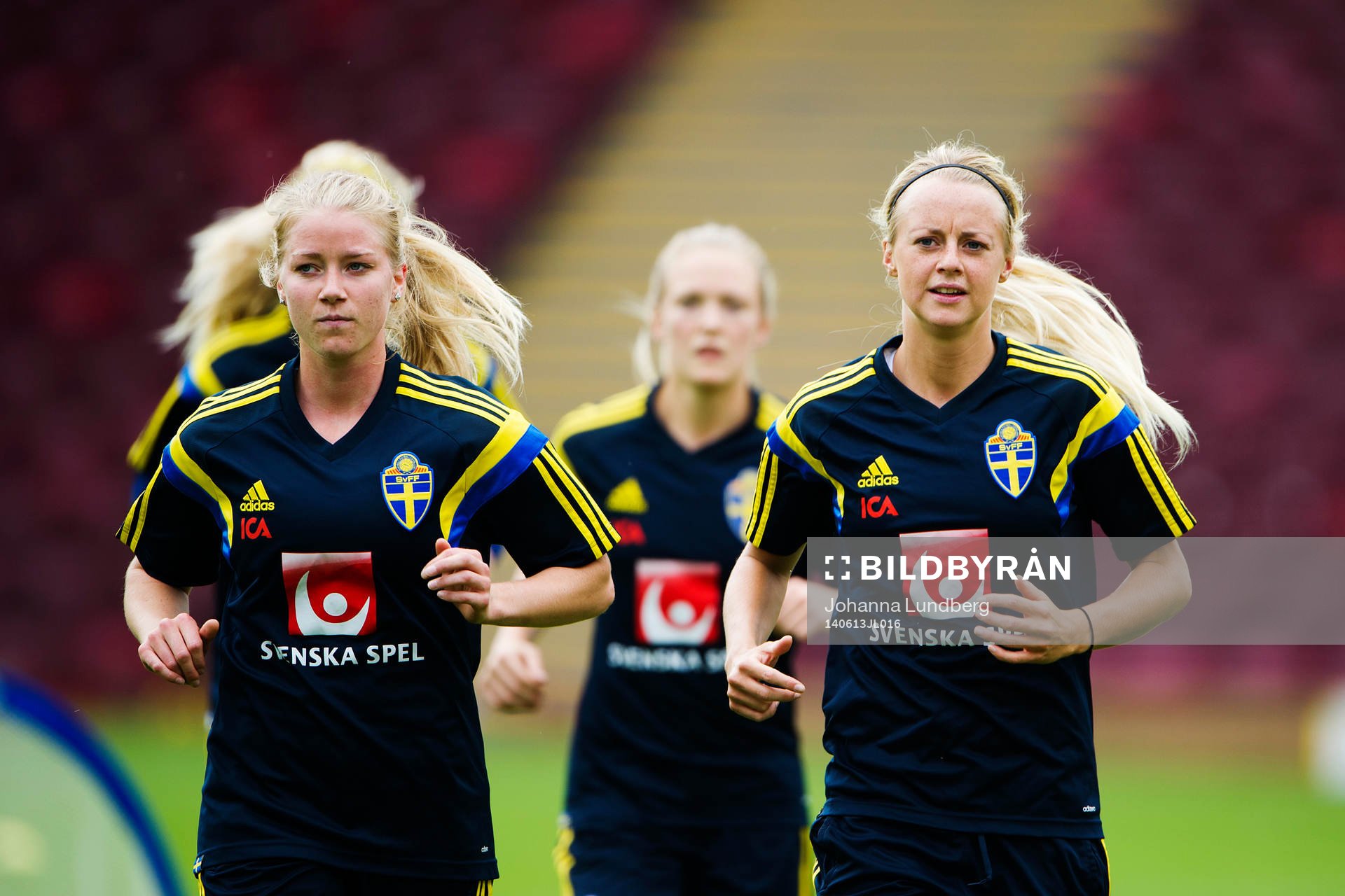 Sveriges Jenny Hjohlman och Amanda Ilestedt