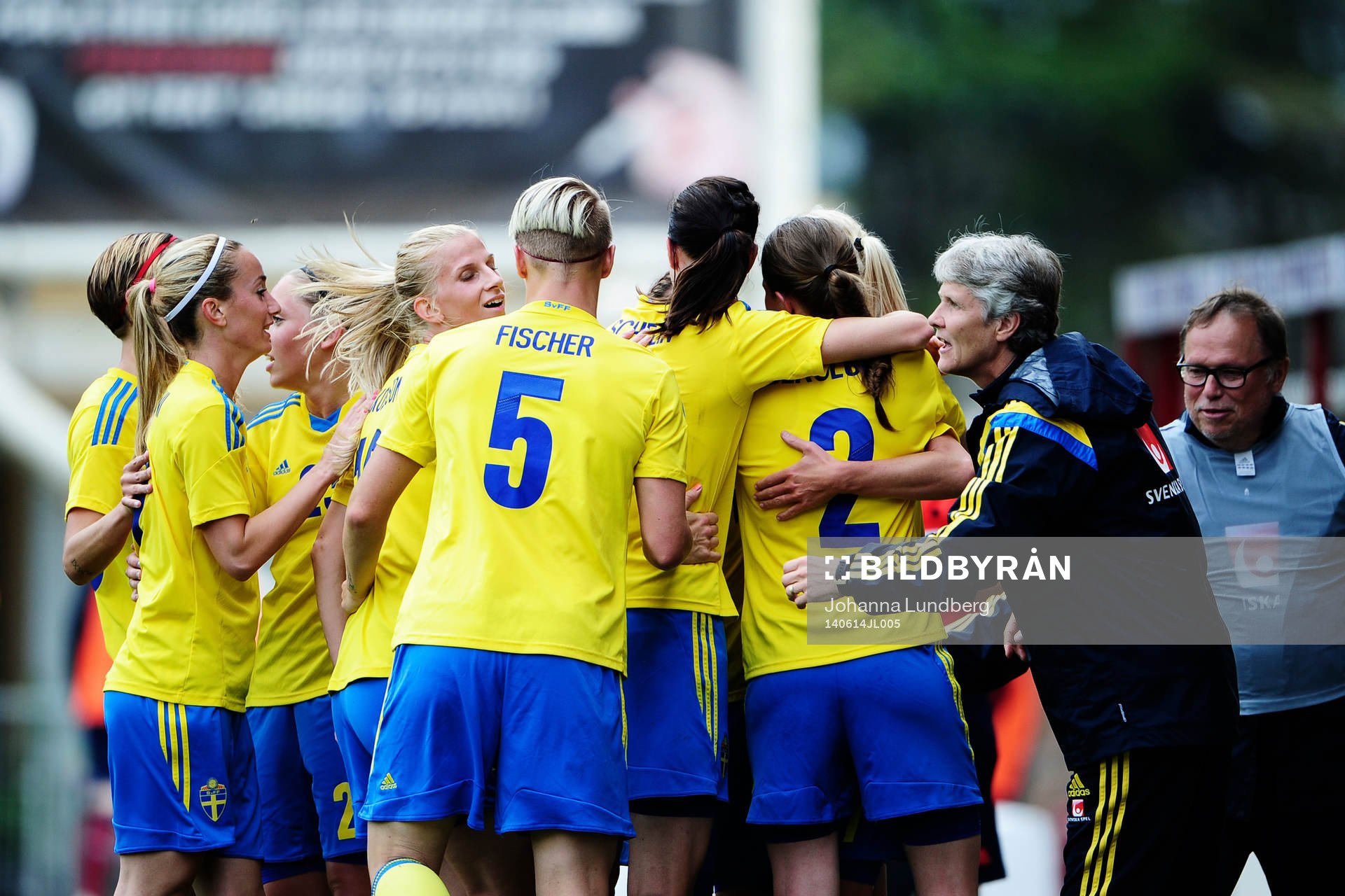 Sveriges Caroline Seger jublar