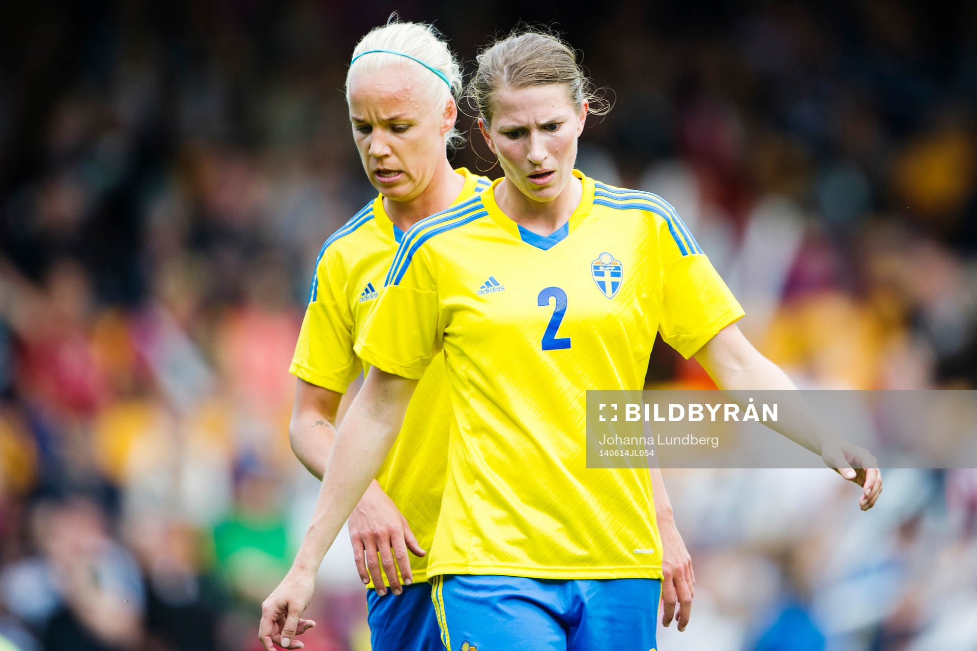 Sveriges Caroline Seger och Emma Berglund