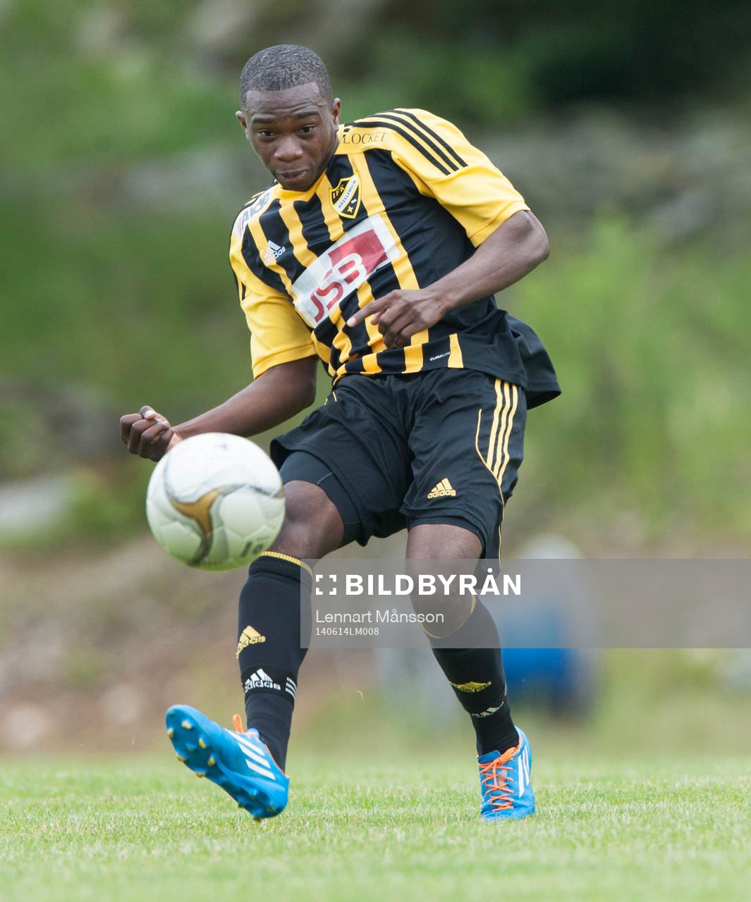 IFK Hässleholms Junior Bangura i matchen i division 3