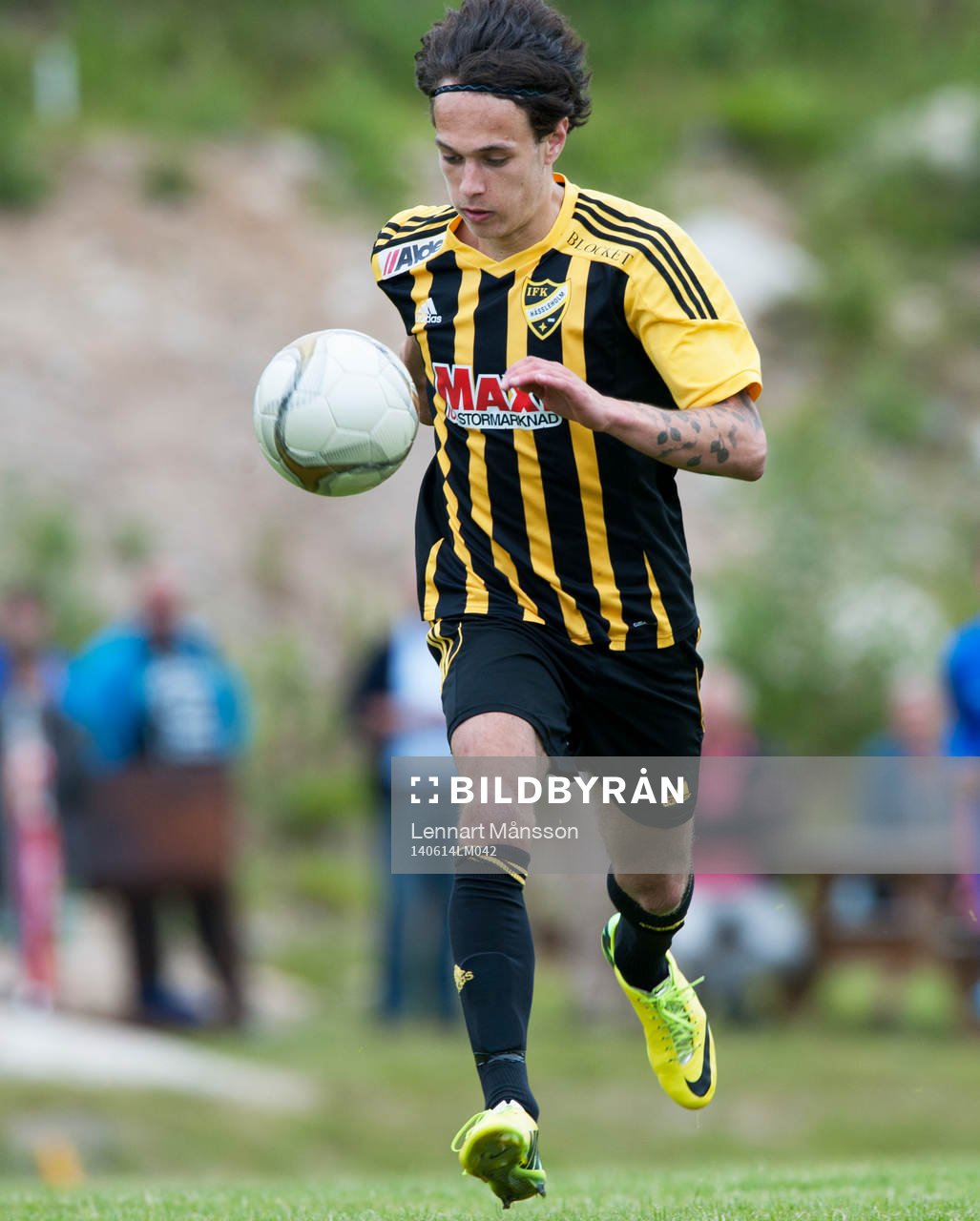 IFK Hässleholms Karim Al-Asii matchen i division 3 mellan