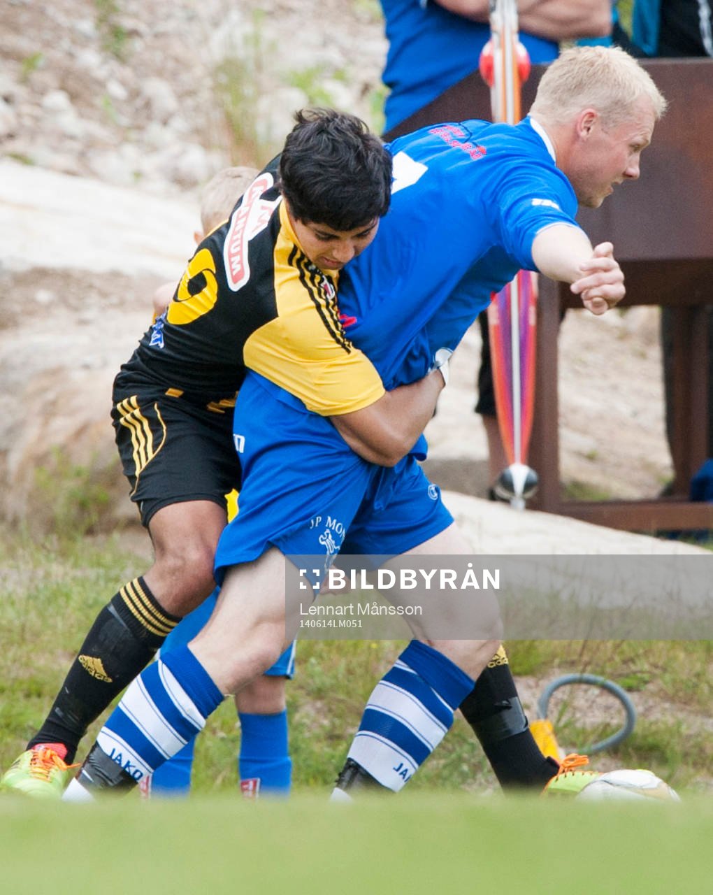 Hässleholms Diego Delgado i matchen i division 3 mellan