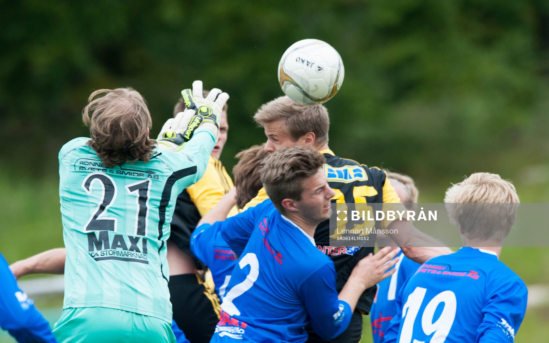 Hässleholms Jesper Eliasson i matchen i division 3 mellan