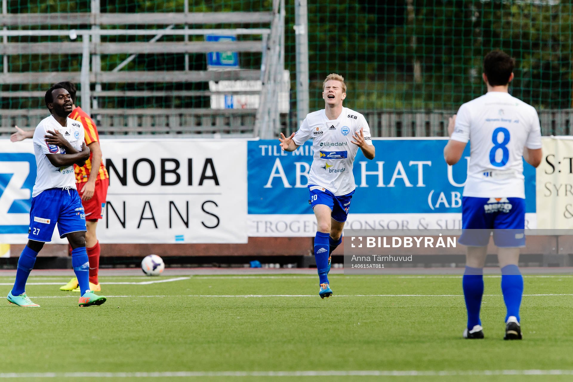 Värnamos Herve Tchami, Freddy Winst och Carlos Gaete
