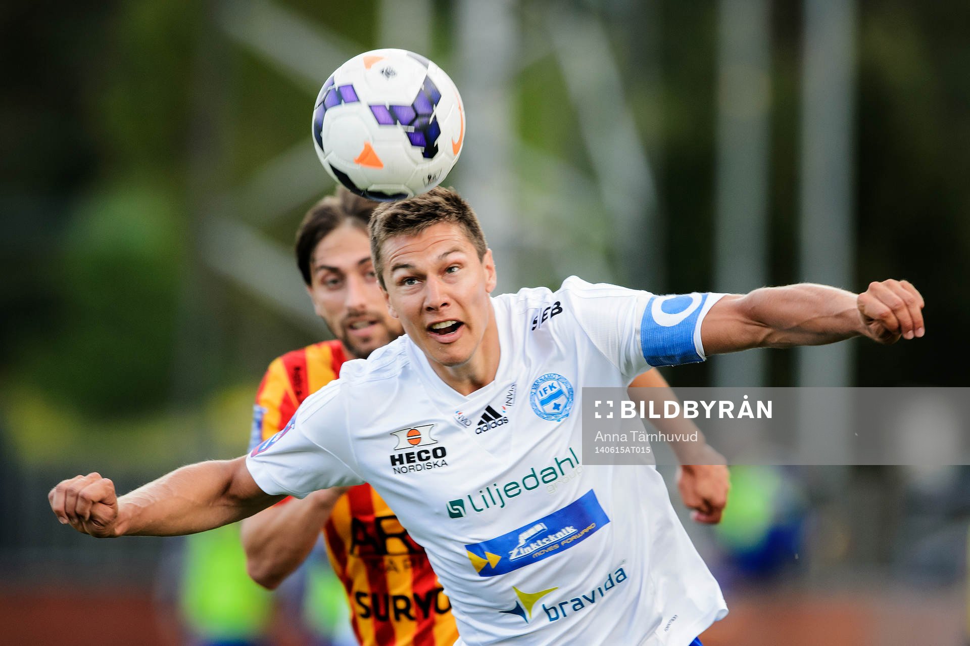Syrianskas Nikola Grubjesic och Värnamos Martin Claesson