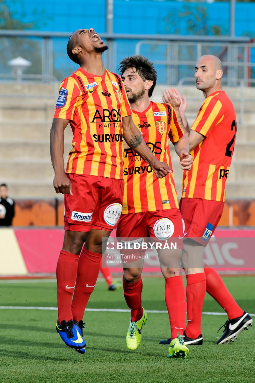 Syrianskas Gerlem William De Jesus Almeida skriker