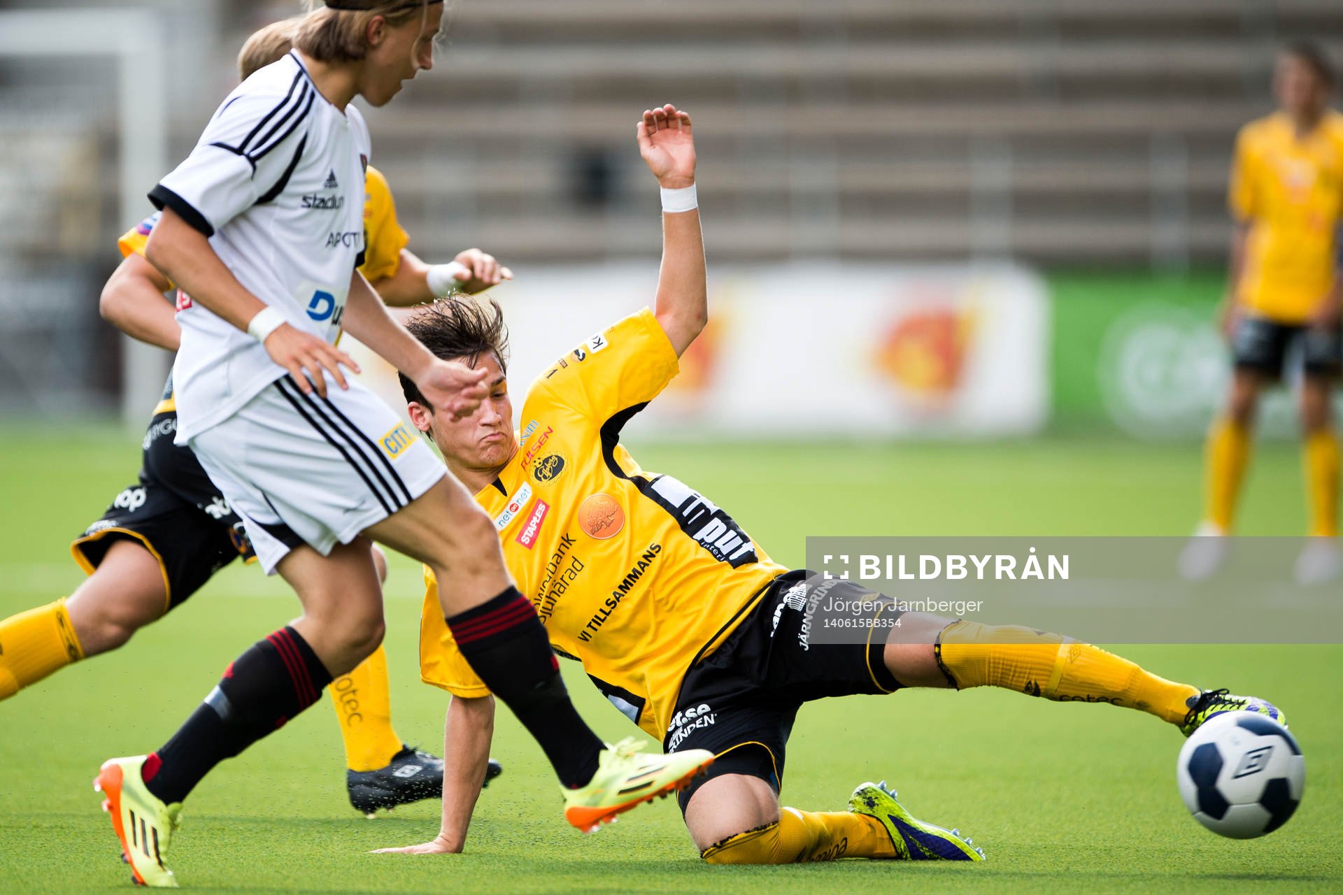 Brommapojkarnas Jakob Stensson och Elfsborgs Oskar Nar