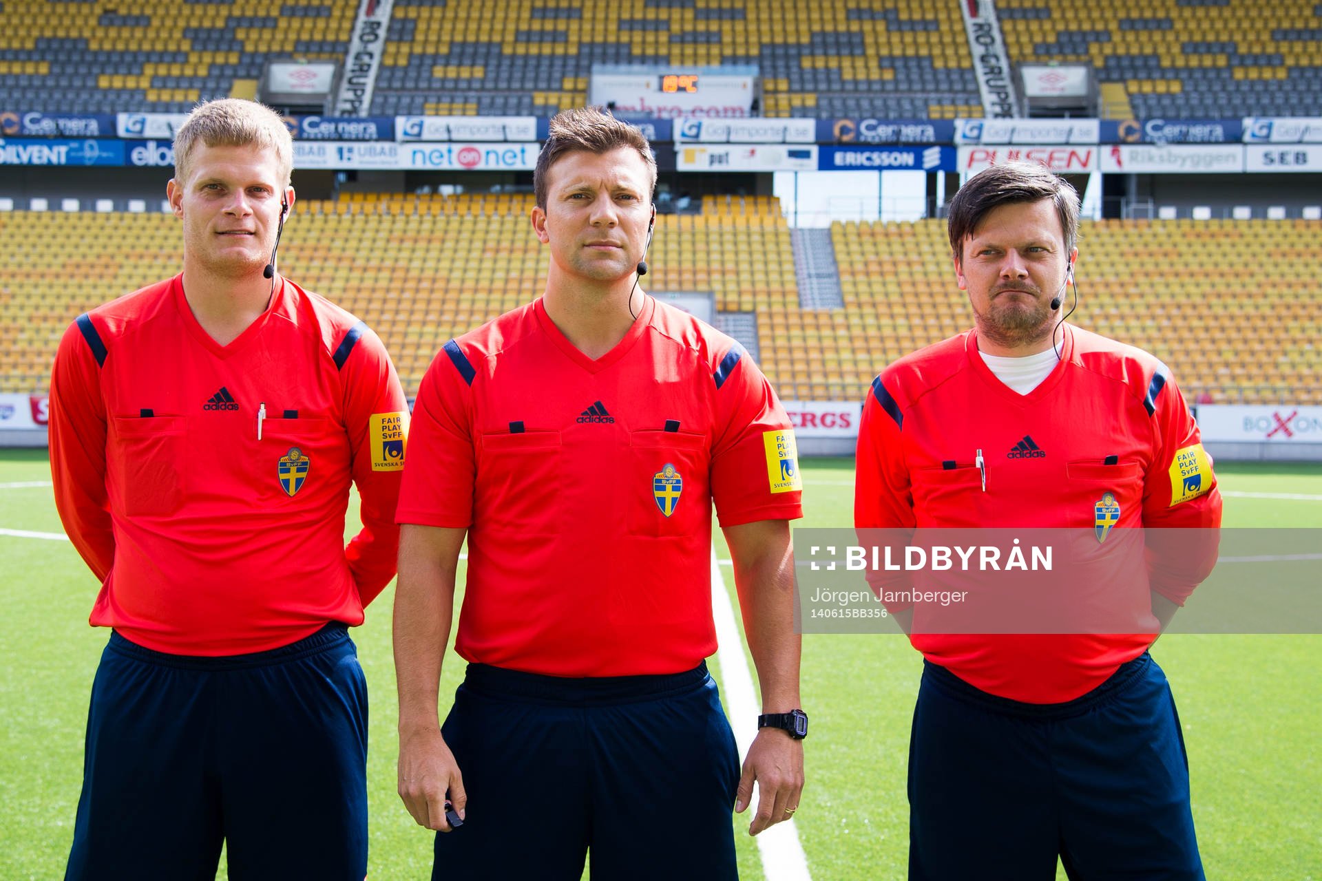 Domartrion innan ligacupfinalen i fotboll U17 mellan