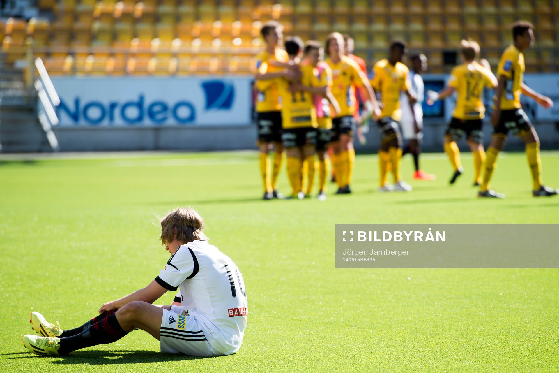 Brommapojkarnas Jakob Stensson deppar