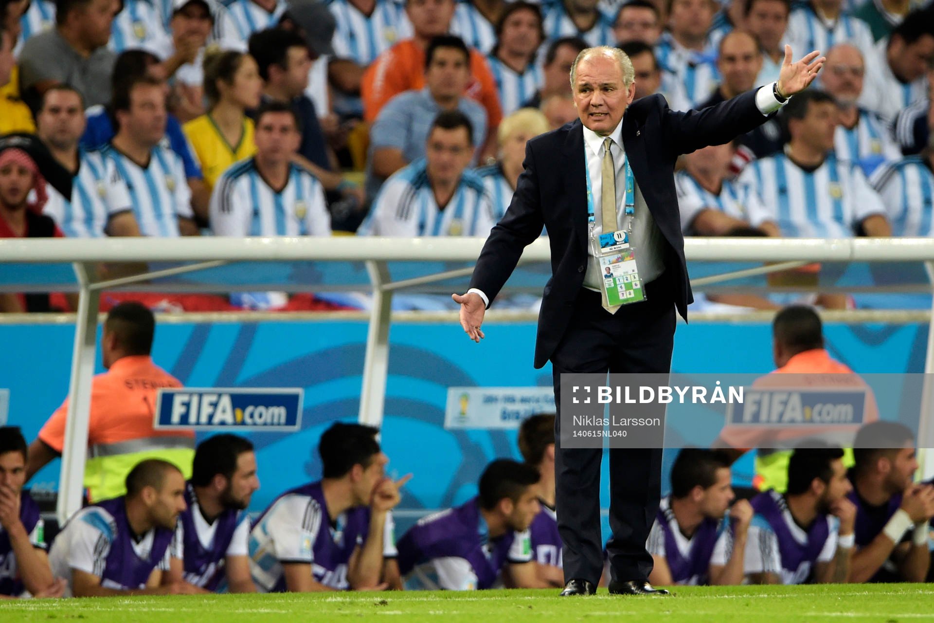 Argentinas tränare Alejandro Sabella