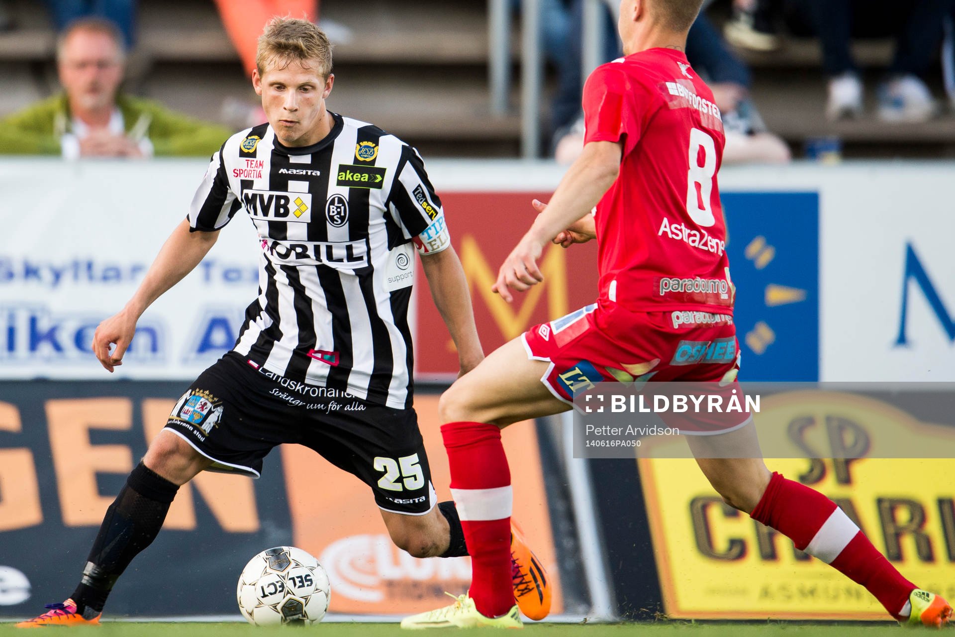 Landskronas Erik Andersson och Assyriskas Jens Jacobsson
