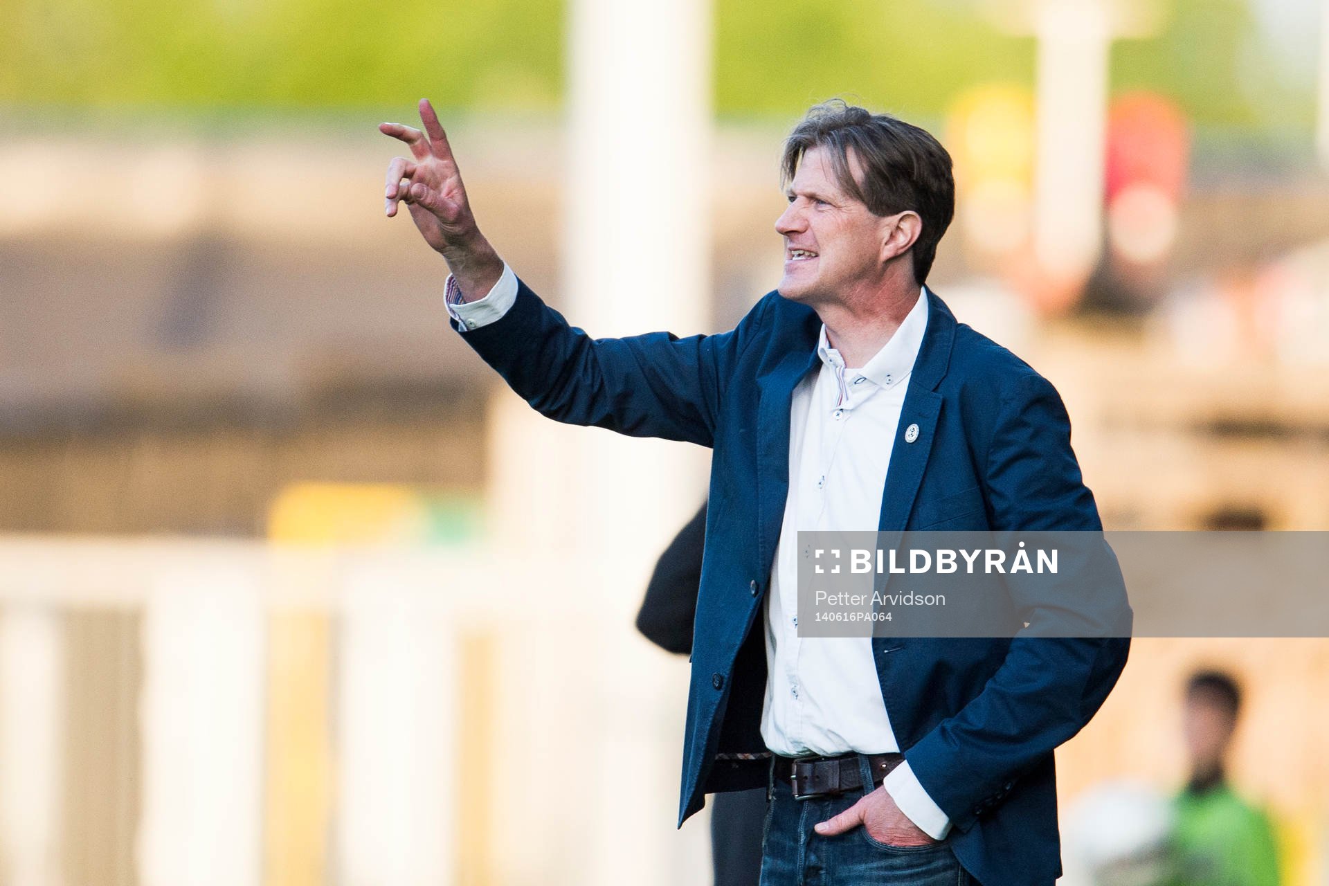 Landskronas tränare Patrik Johansson