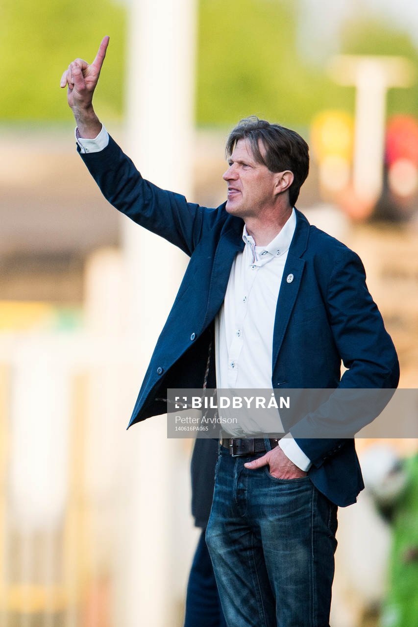 Landskronas tränare Patrik Johansson