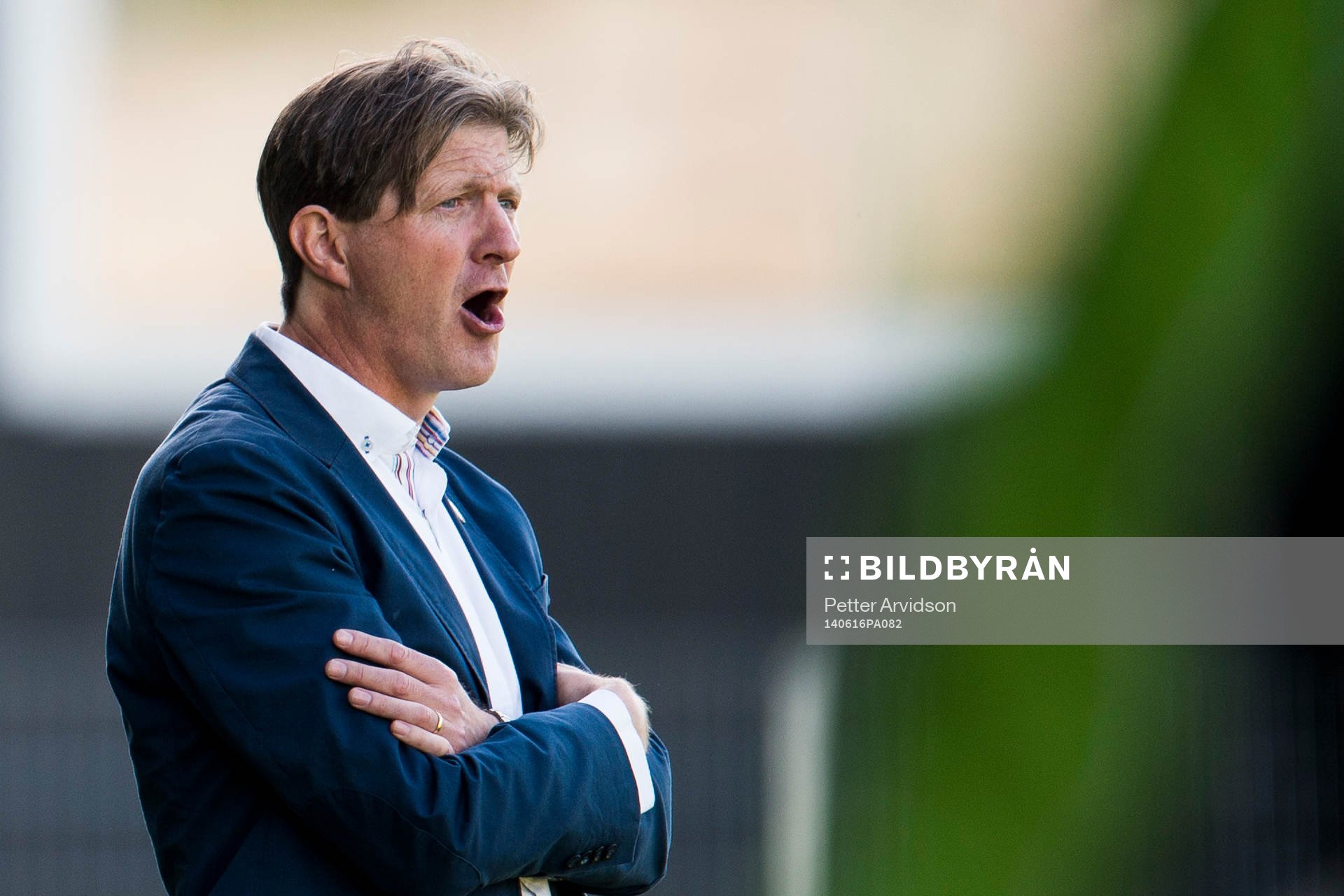 Landskronas tränare Patrik Johansson