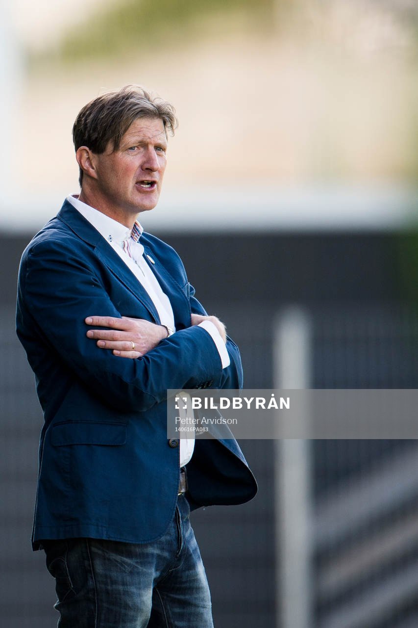 Landskronas tränare Patrik Johansson