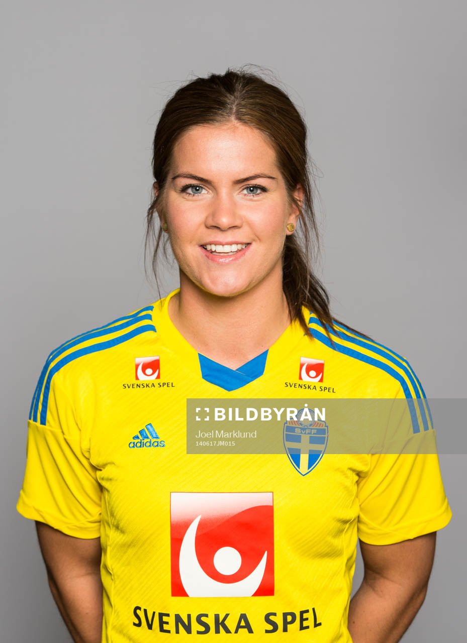 Sveriges damfotbollandslags Hanna Folkesson