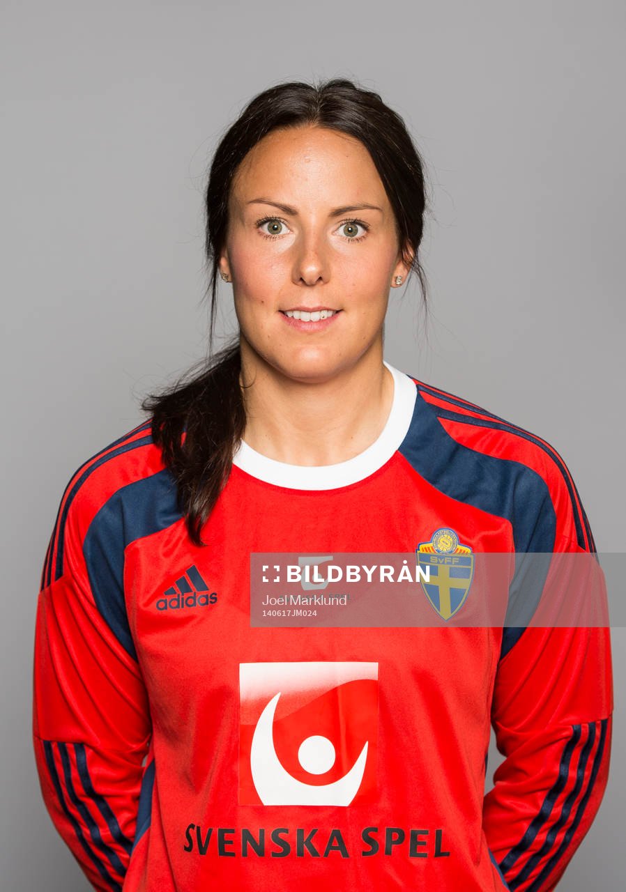 Sveriges damfotbollandslags målvakt Carola Söberg