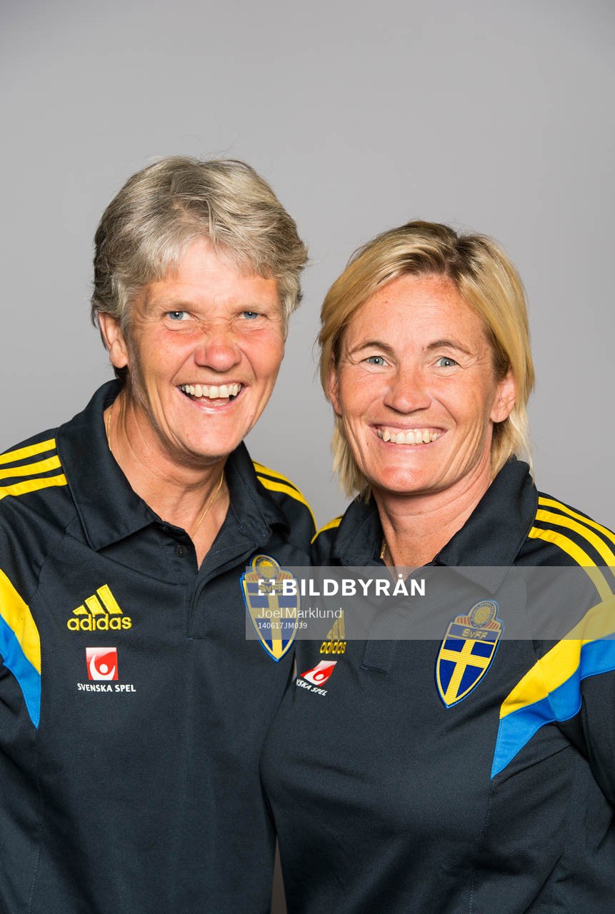 Sveriges damfotbollandslags förbundskapten Pia Sundhage