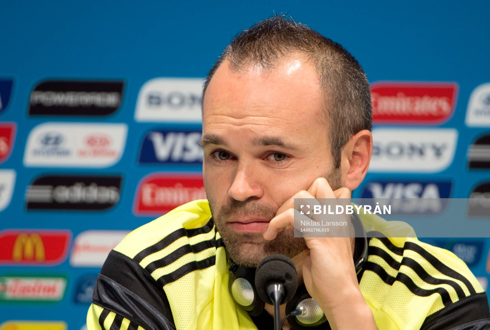 Spaniens Andres Iniesta