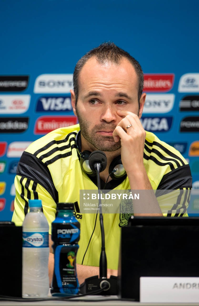 Spaniens Andres Iniesta