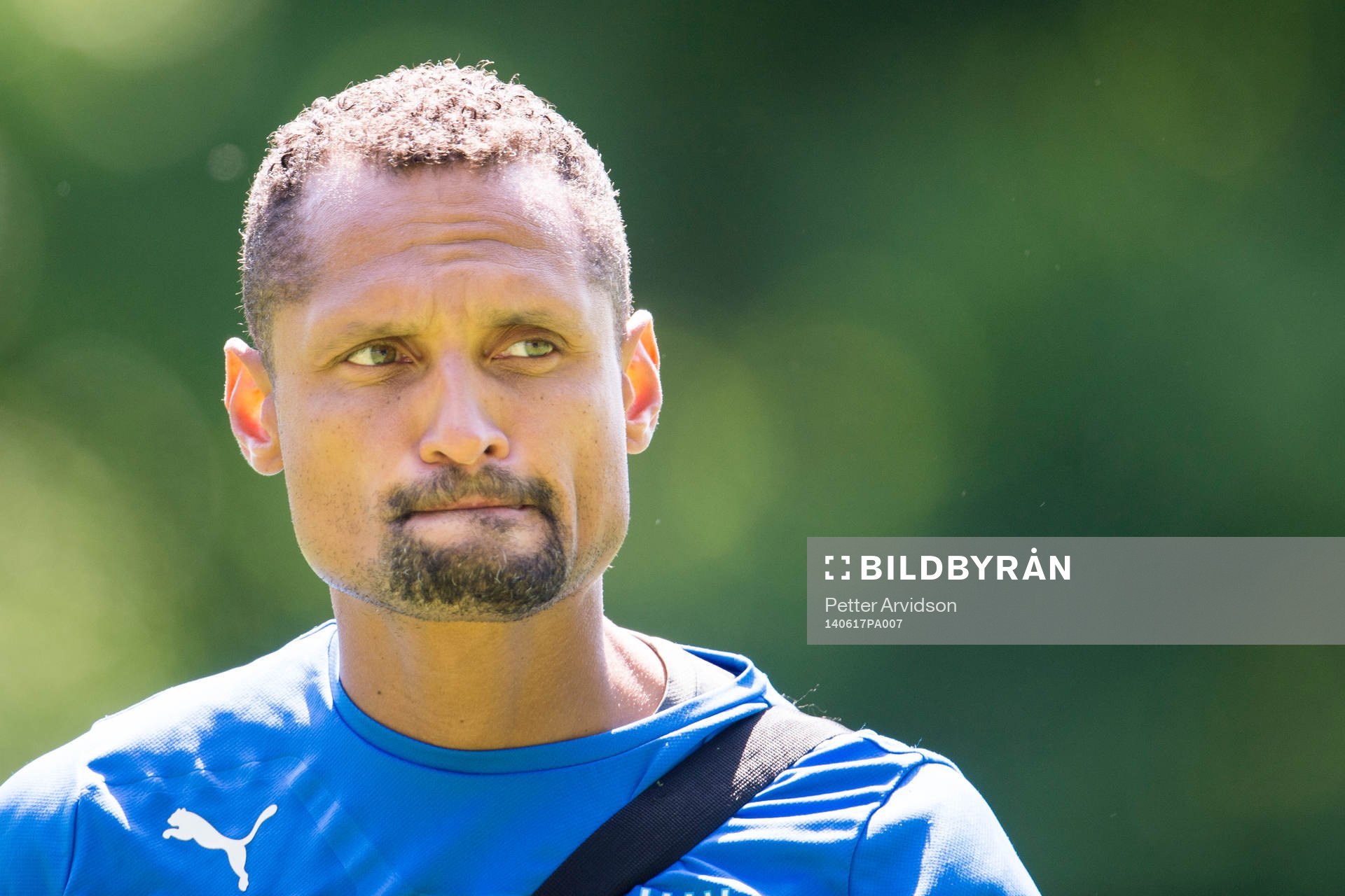 Wilner Registre, Naprapat under Malmö FFs träning den 17 juni 2014 i Malmö.