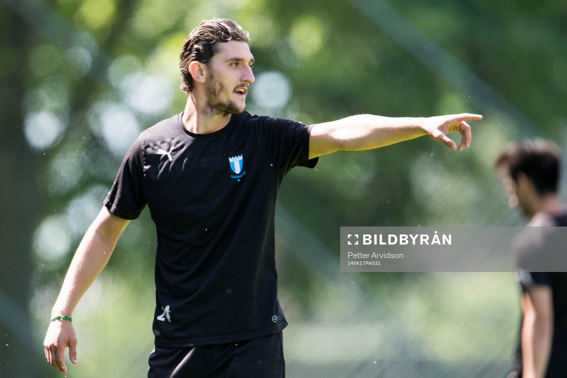 Före detta Malmö FF spelaren Agon Mehmeti deltar