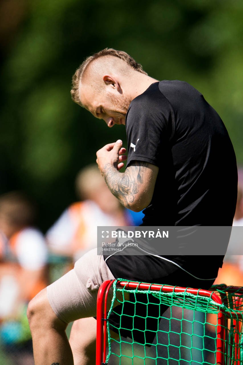 Malmö FFs Magnus Eriksson med skadat lår