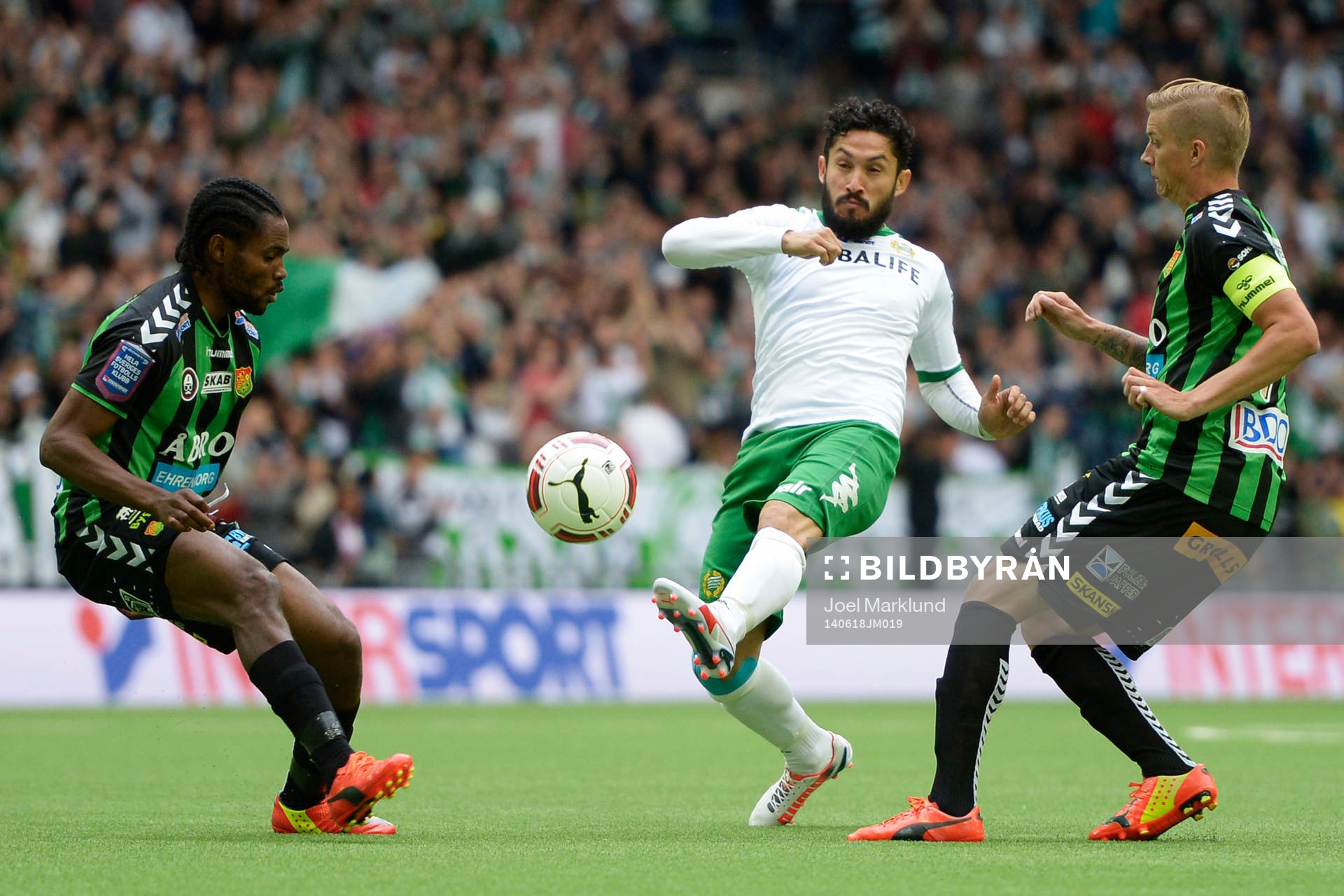 GAIS Richard Ntomba Ekunde och Andreas Drugge och Hammarbys