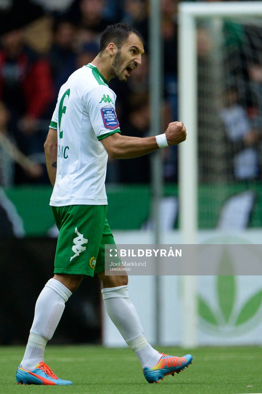 Hammarbys Marko Mihajlovic jublar