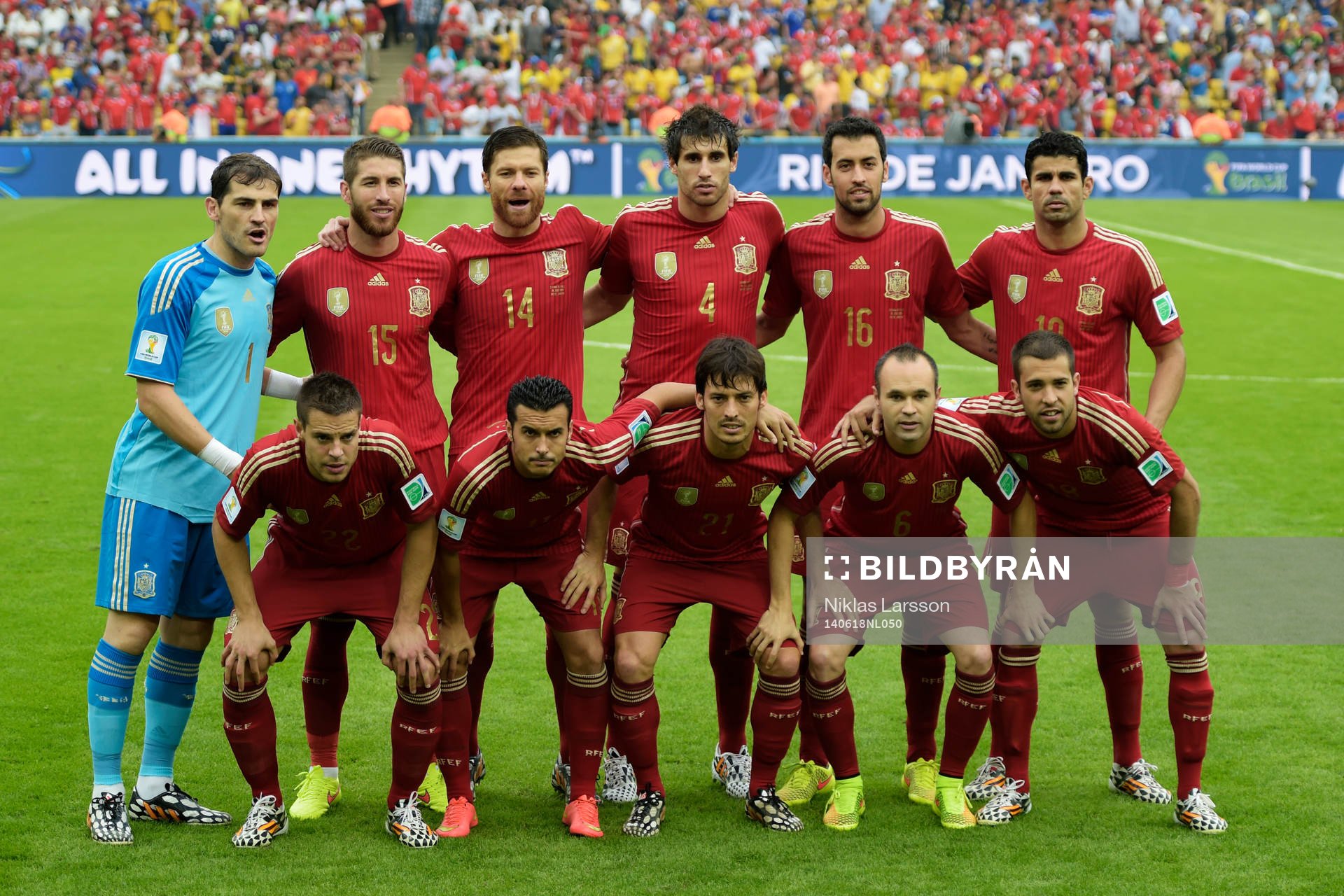 Spaniens startelva