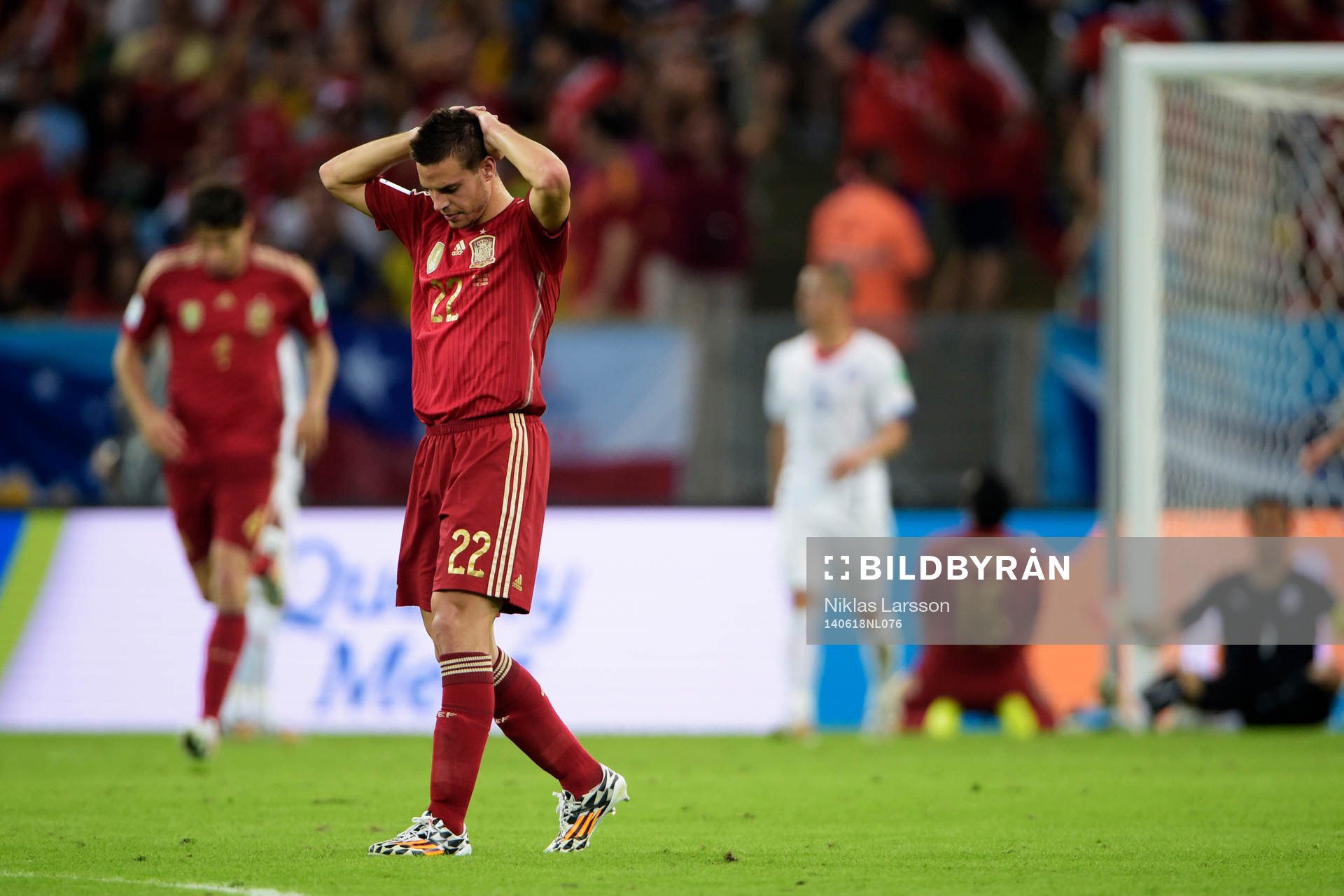 Spaniens Cesar Azpilicueta deppar