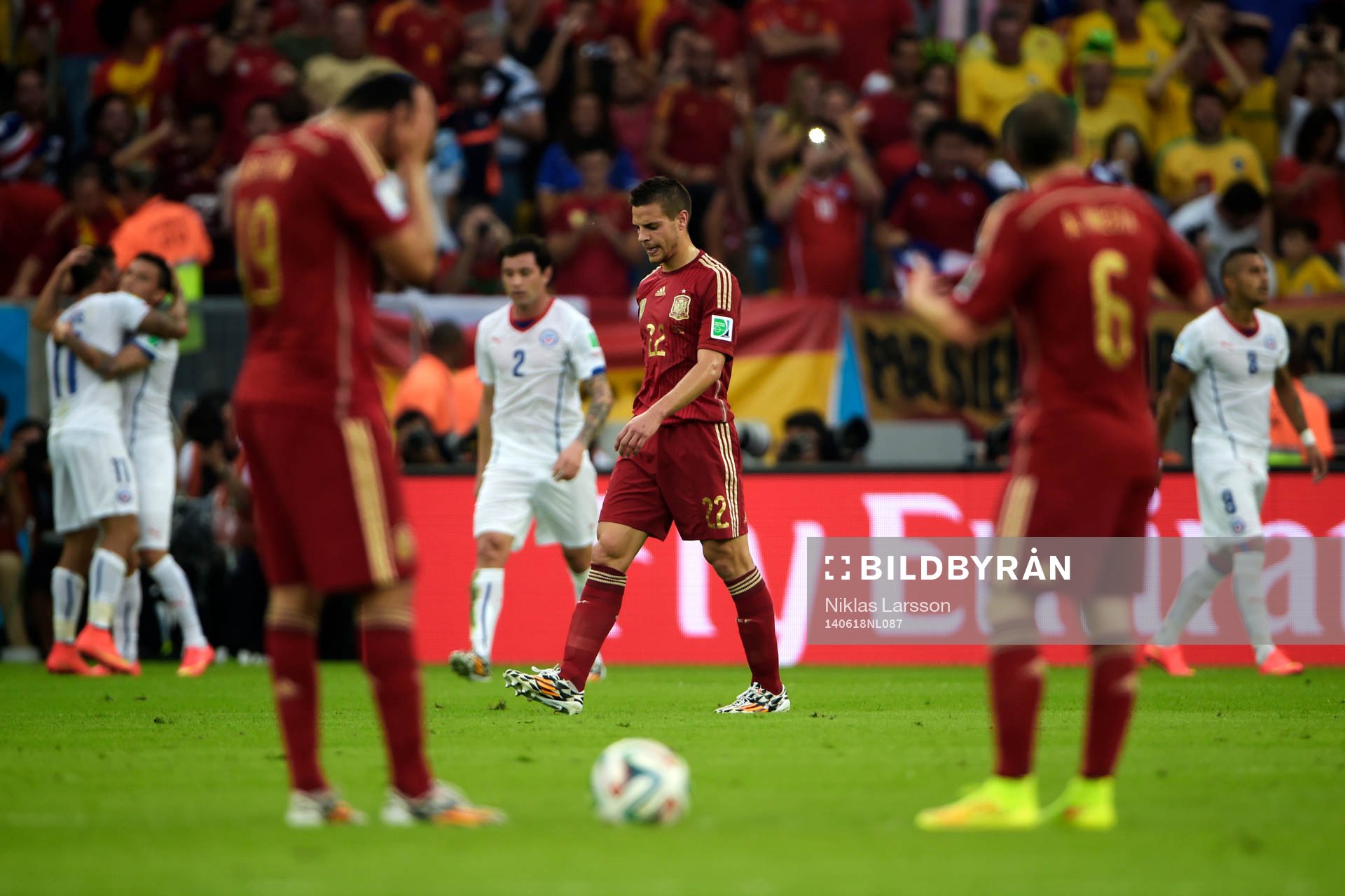 Spaniens Cesar Azpilicueta deppar