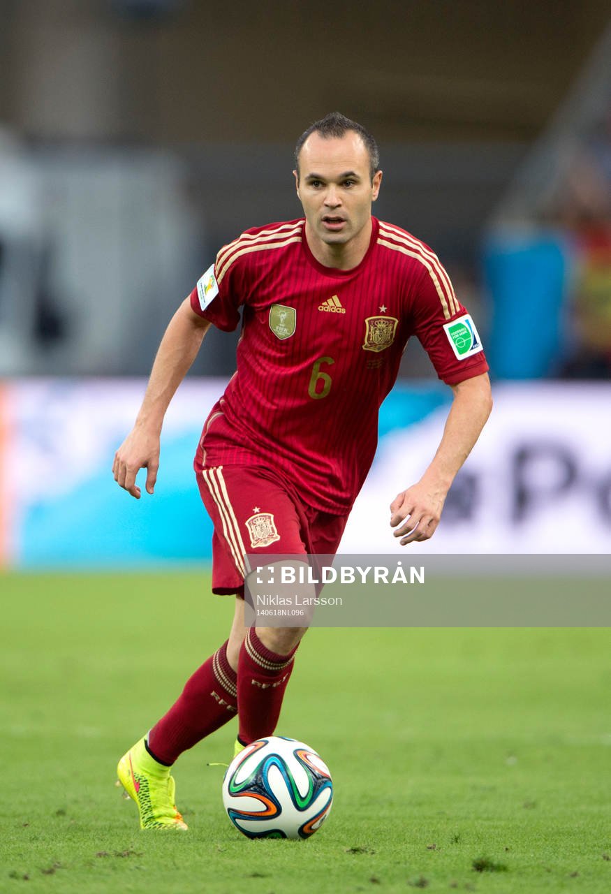 Spaniens Andres Iniesta