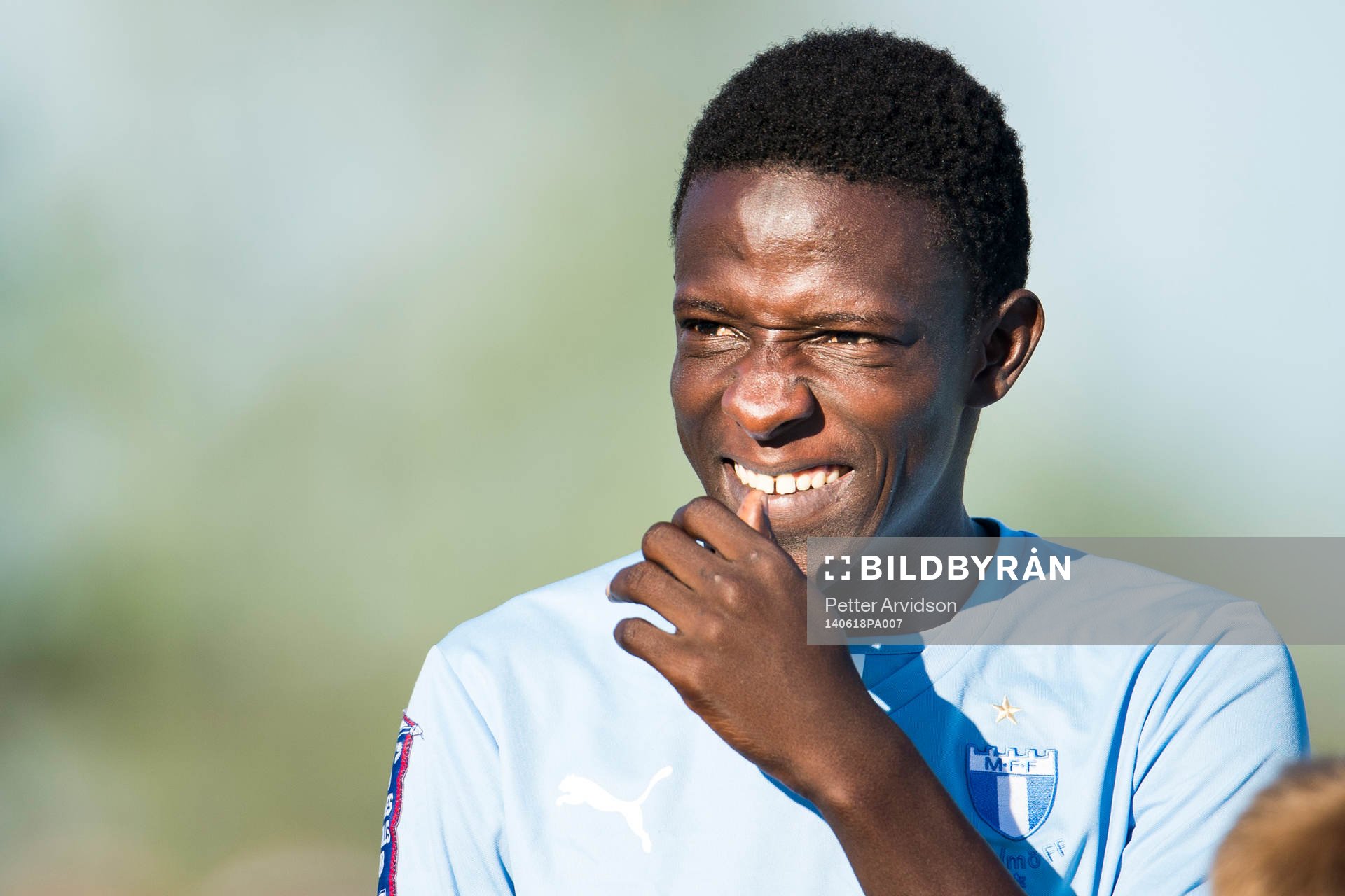 Malmö FFs provspelare Osseynou Ndiaye