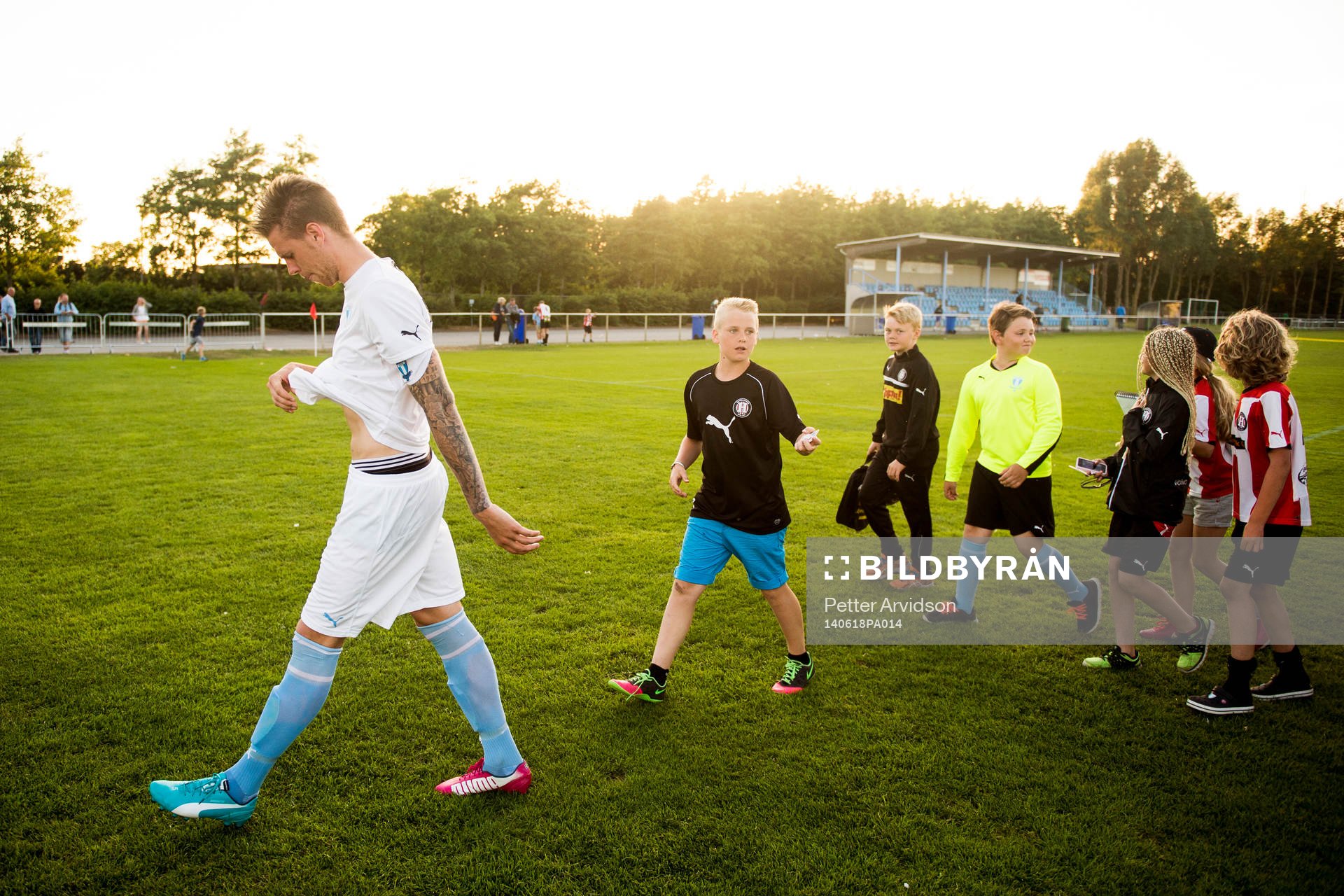 Malmö FFs Pontus Jansson som gjorde sin sista match innan
