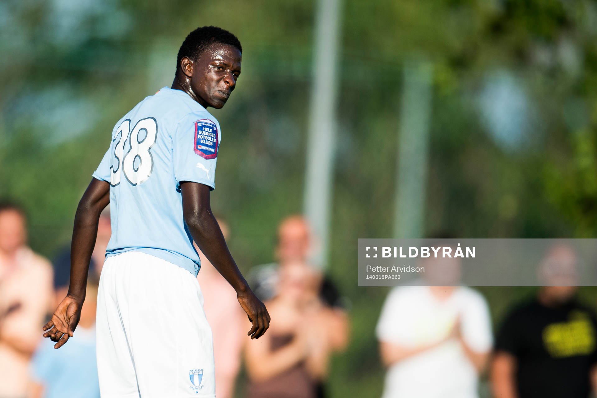 Malmö FFs provspelare Osseynou Ndiaye