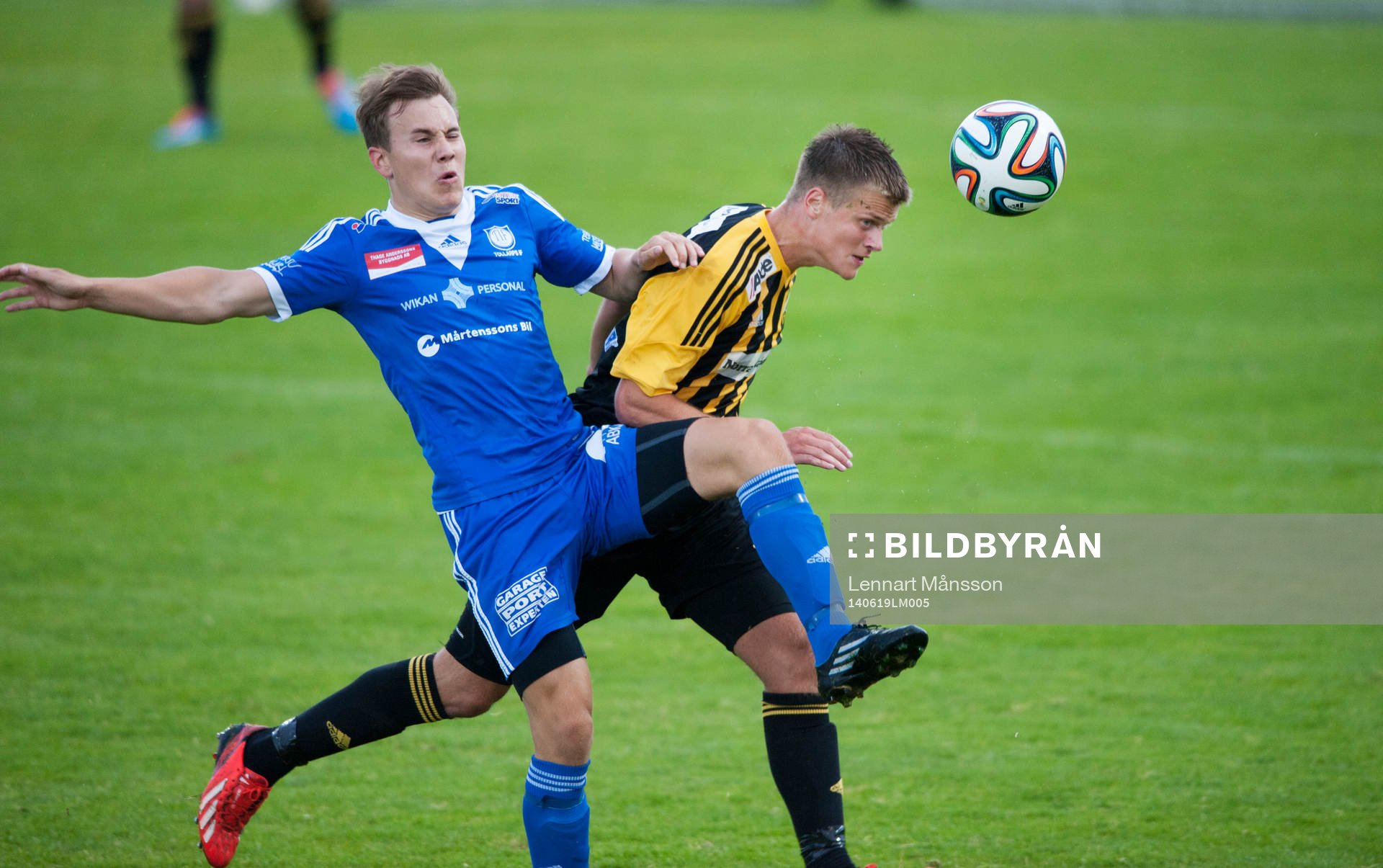 IFK Hässleholms Niklas Jönsson i matchen i division 3