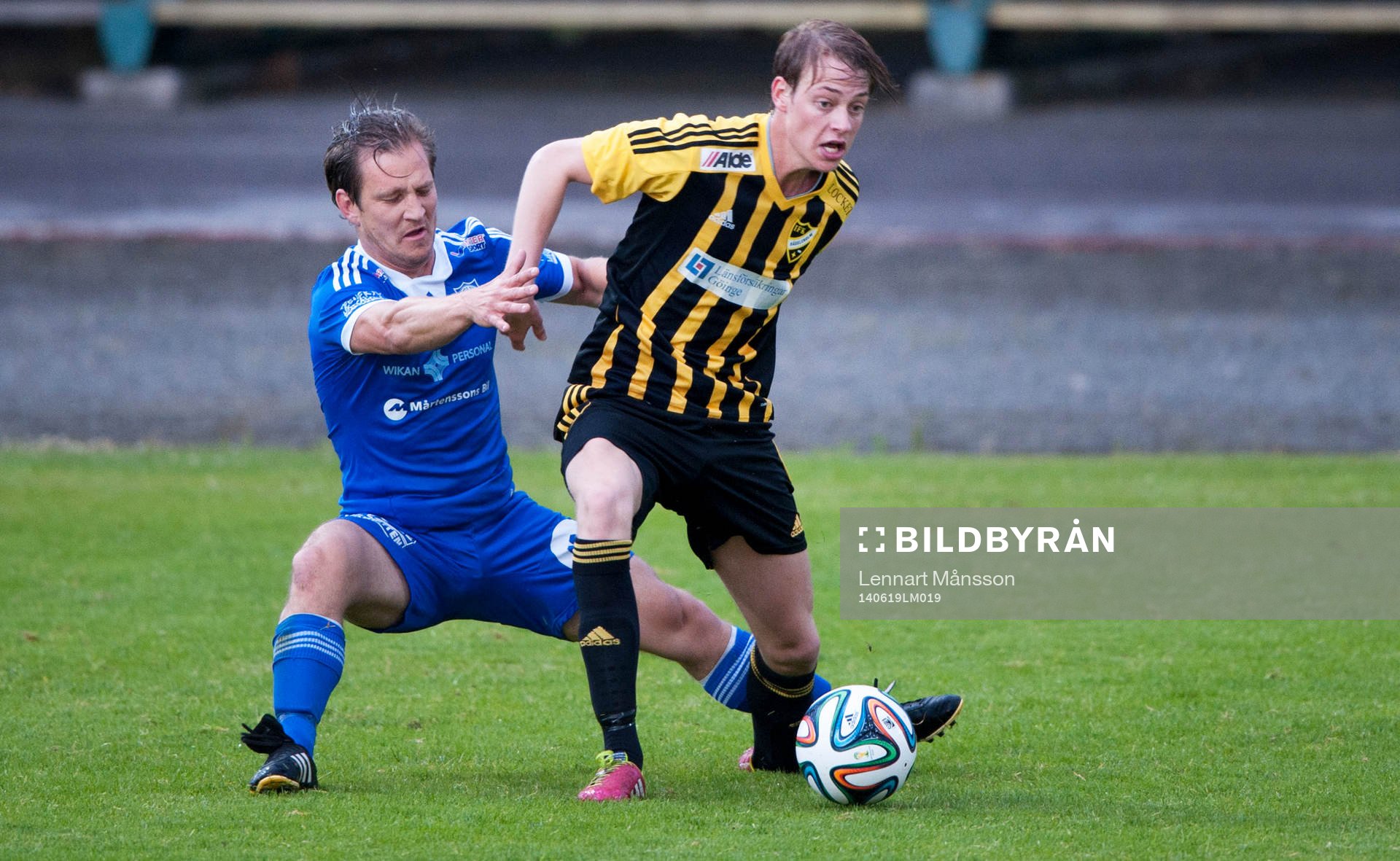 IFK Hässleholms Axel Harletun i matchen i division 3