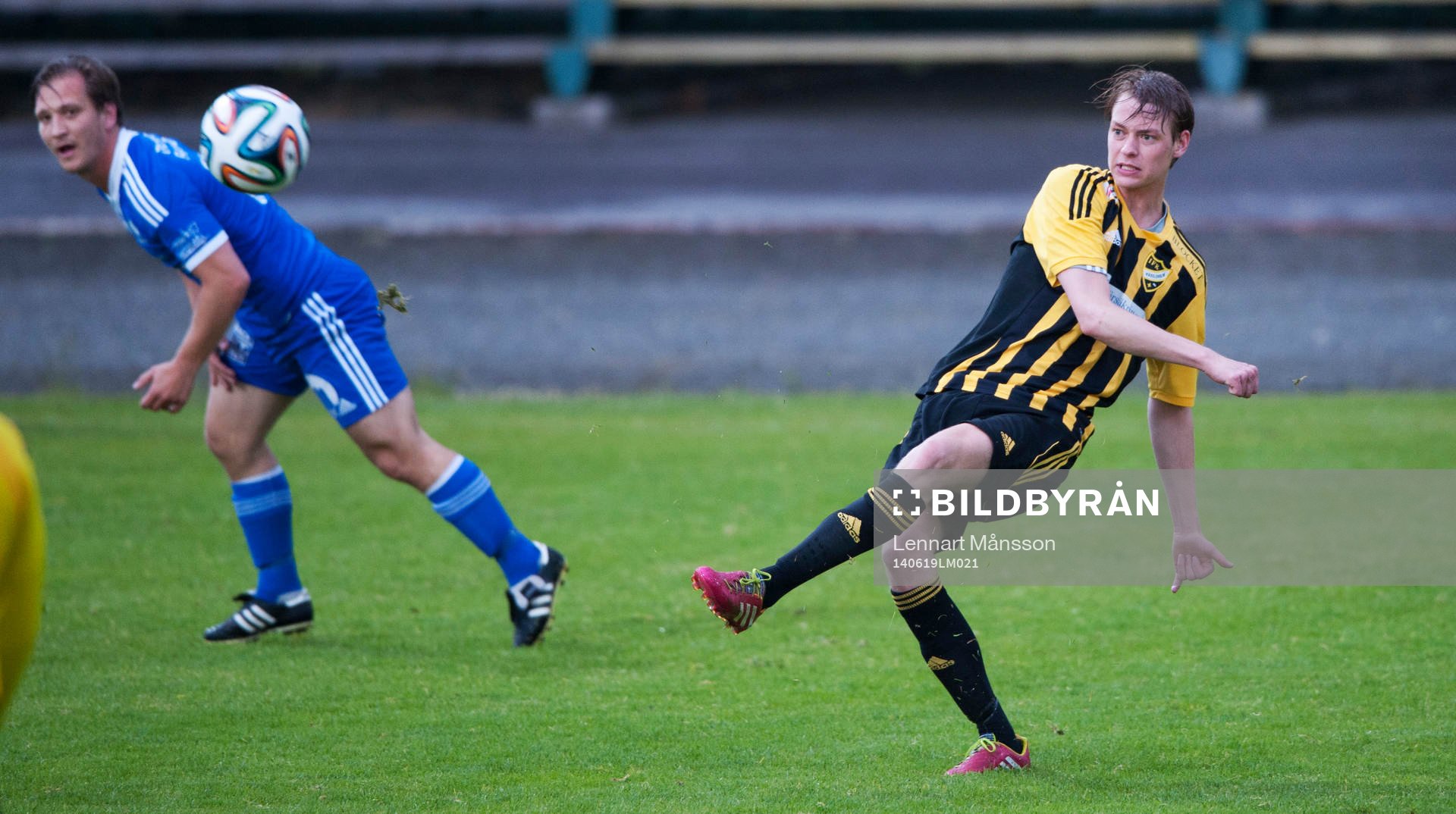 IFK Hässleholms Axel Harletun i matchen i division 3