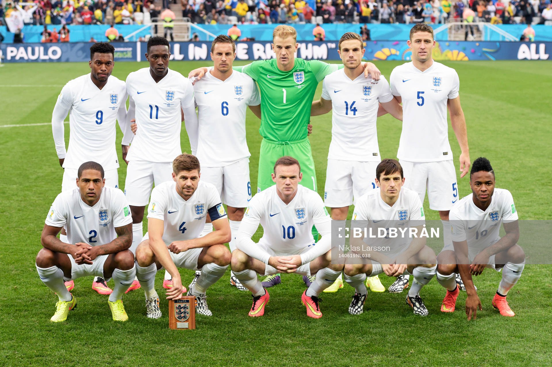 Englands startelva