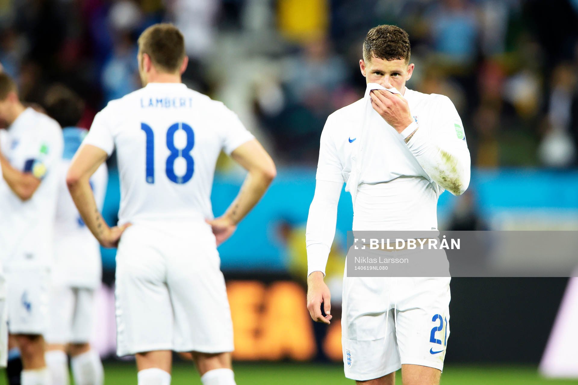 Englands Ross Barkley deppar