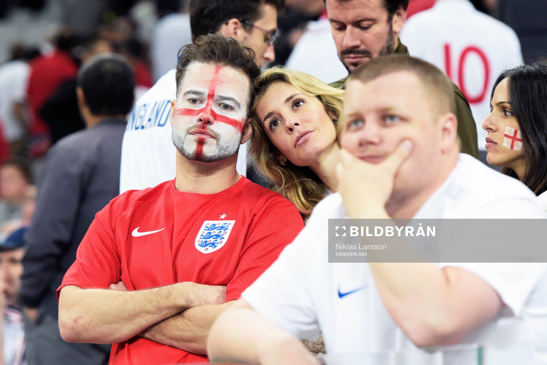 Englands fans deppar