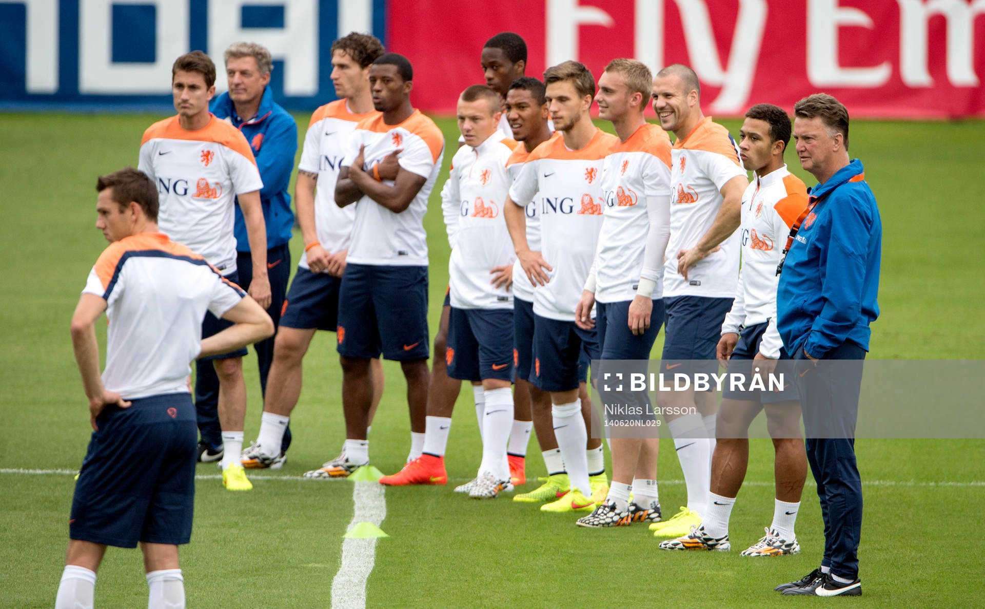 Hollands tränare Louis van Gaal