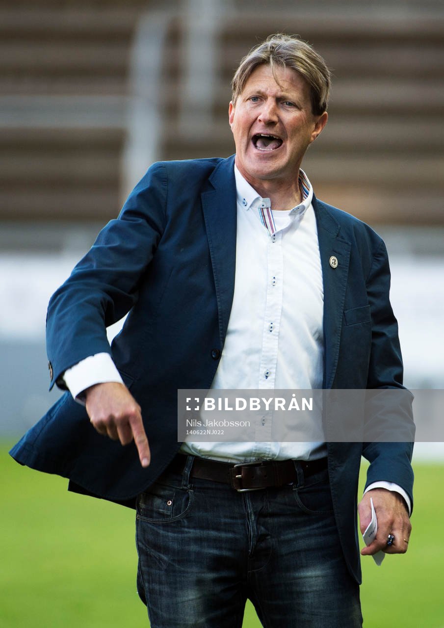 Landskronas tränare Patrik Johansson